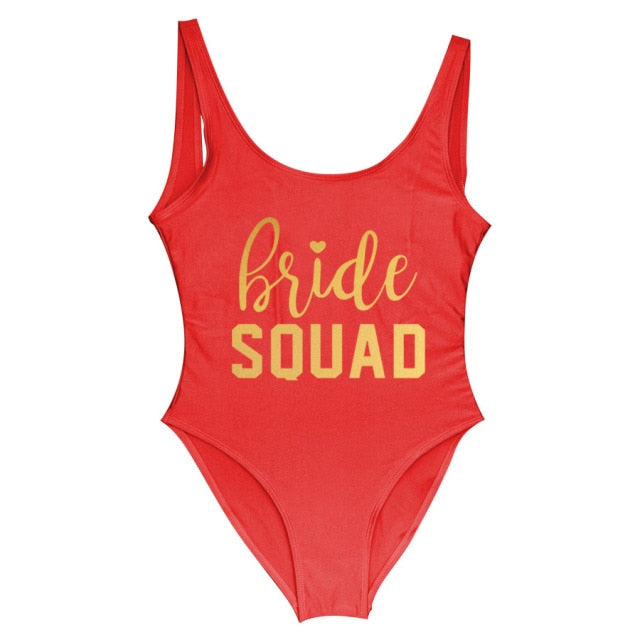 Bachelorette Party One Piece Swimsuit