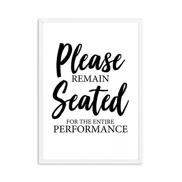 Canvas Paintings Bathroom Rules