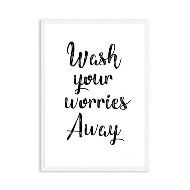 Canvas Paintings Bathroom Rules