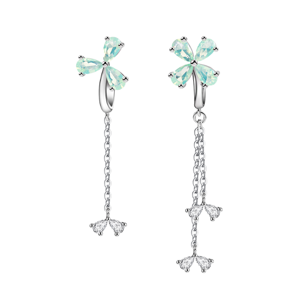 &quot;Ricka&quot; Clover Earrings