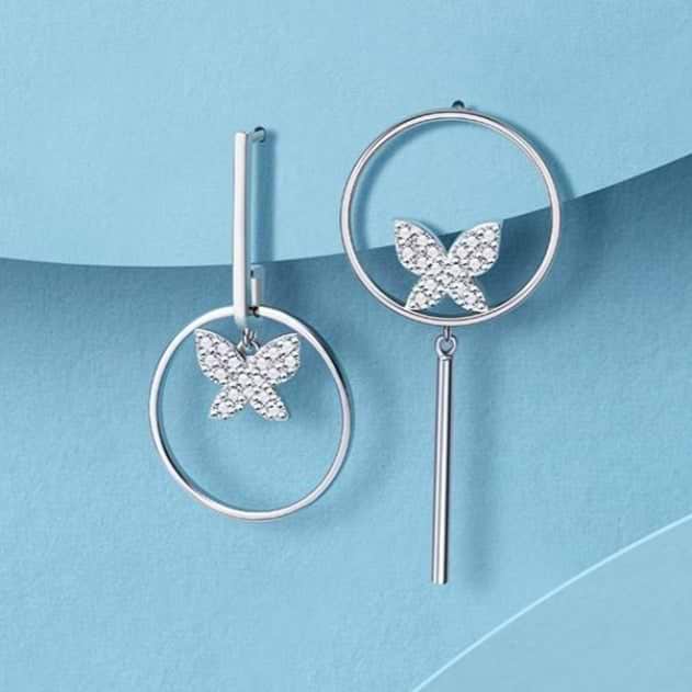 &#39;Yuli&#39; Butterfly Earrings