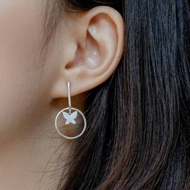 &#39;Yuli&#39; Butterfly Earrings