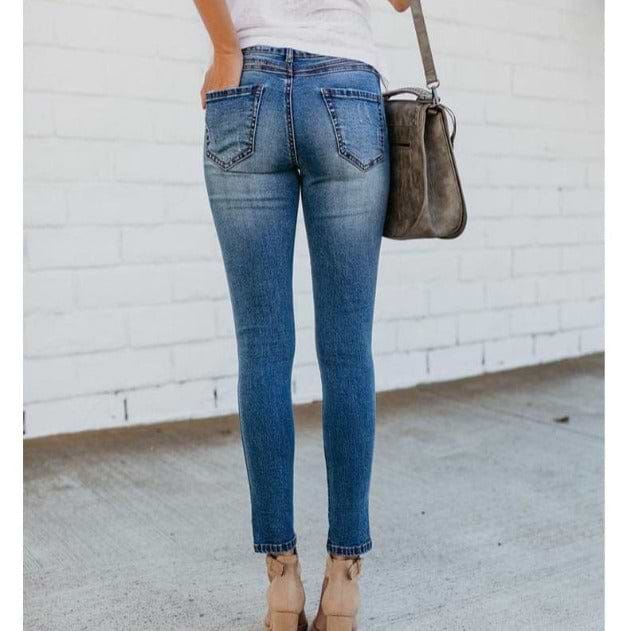 Stretch Skinny High Waist Denim