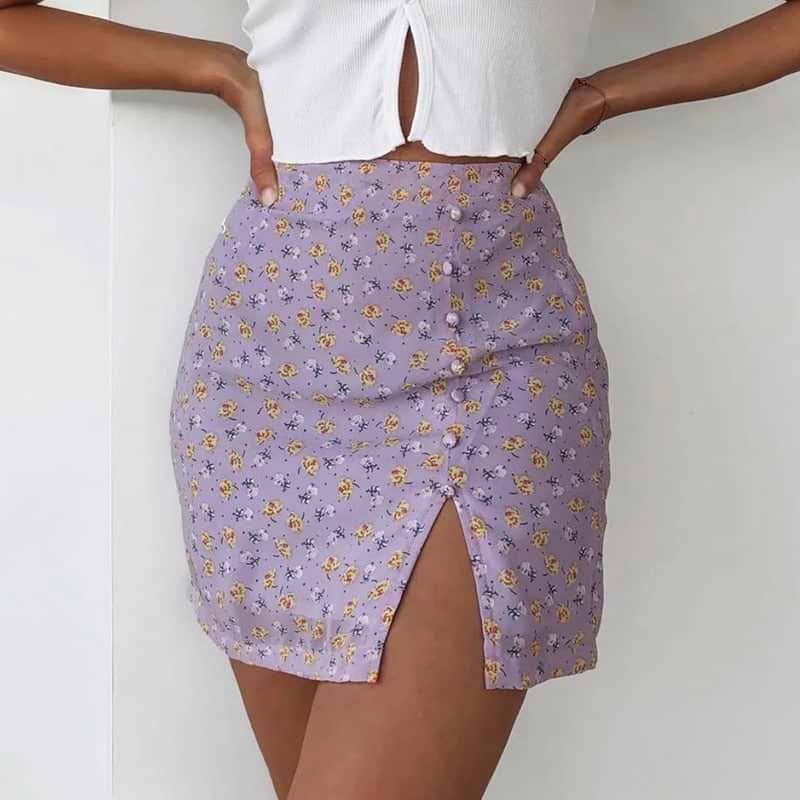 &quot;Lus&quot; High Waist Mini Skirts