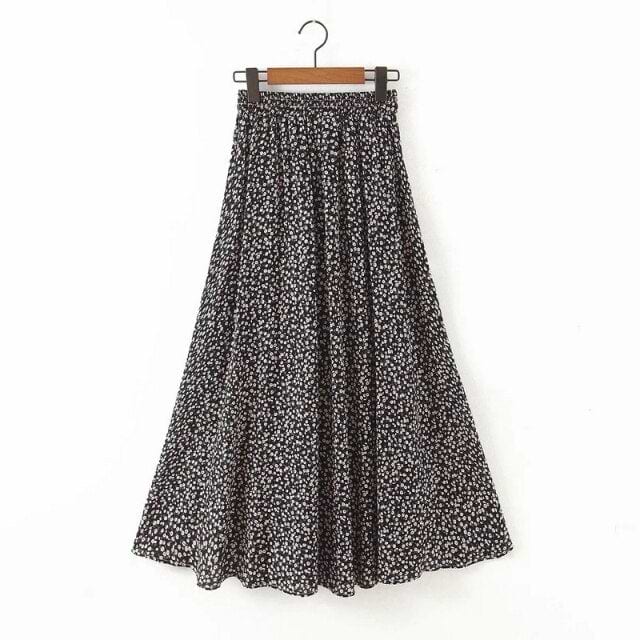 &quot;ONLY&quot; A-line High Waist Floral Print skirt