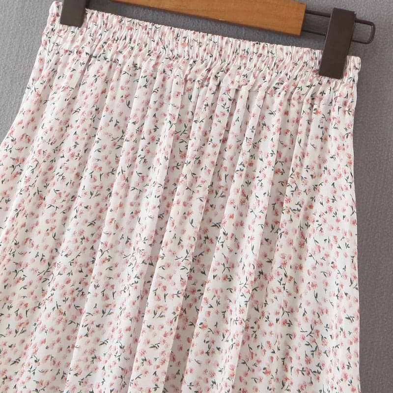 &quot;ONLY&quot; A-line High Waist Floral Print skirt