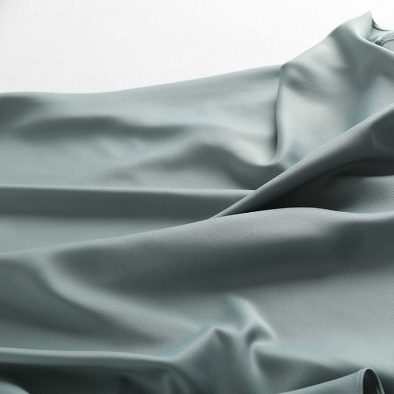 &quot;Kami&quot; High Waist Satin Skirt