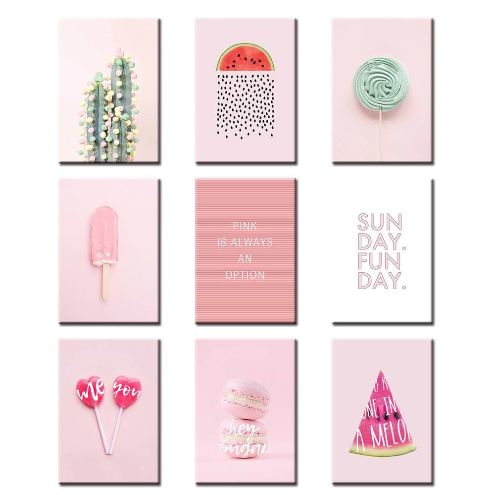 Lollipop & Donut Canvas