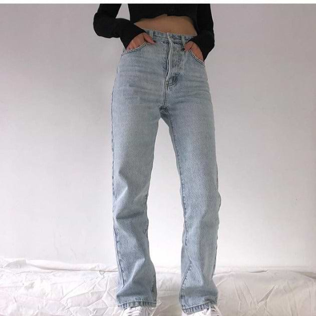 High Waist Loose Jeans