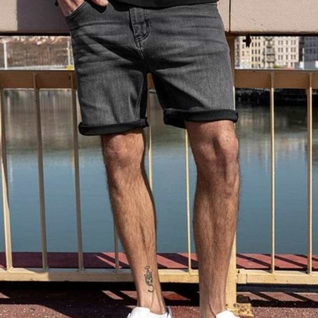 "HIKE" Cotton Short Jeans