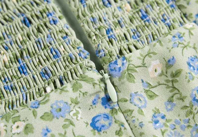 Floral Print Split Dress