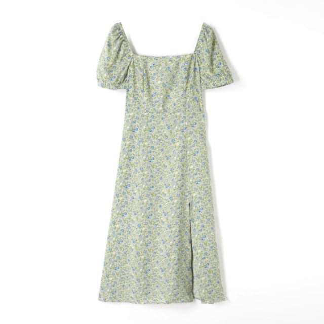 Floral Print Split Dress