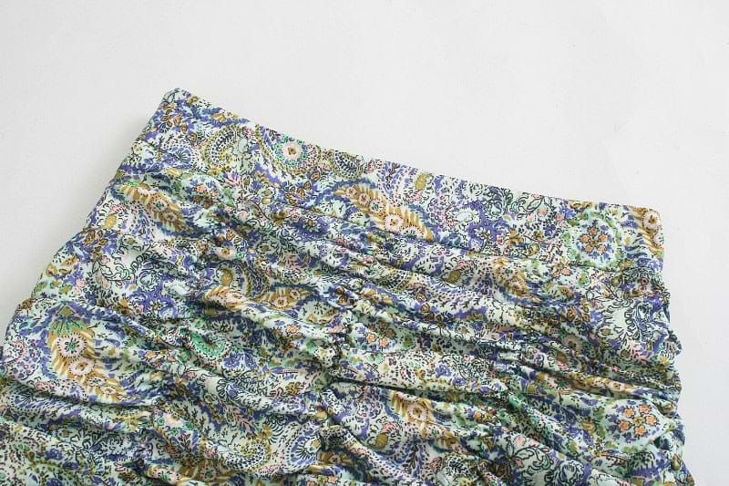 &quot;LILI&quot; Floral Mini Skirt