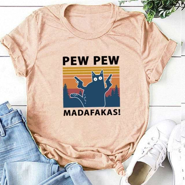 "Pew Pew" T-shirts