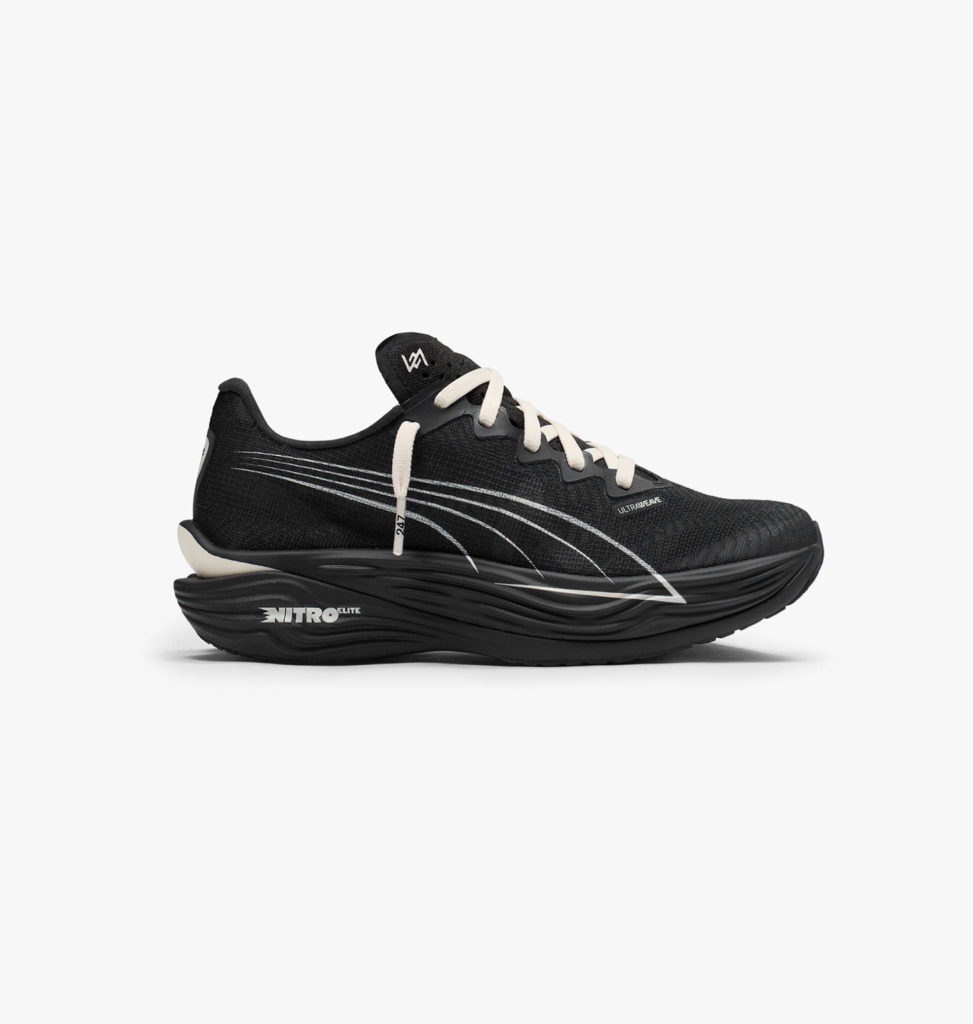 Women's 247 Puma Deviate Nitro 3 Elite | Black Alpine Snow | REPRESENT