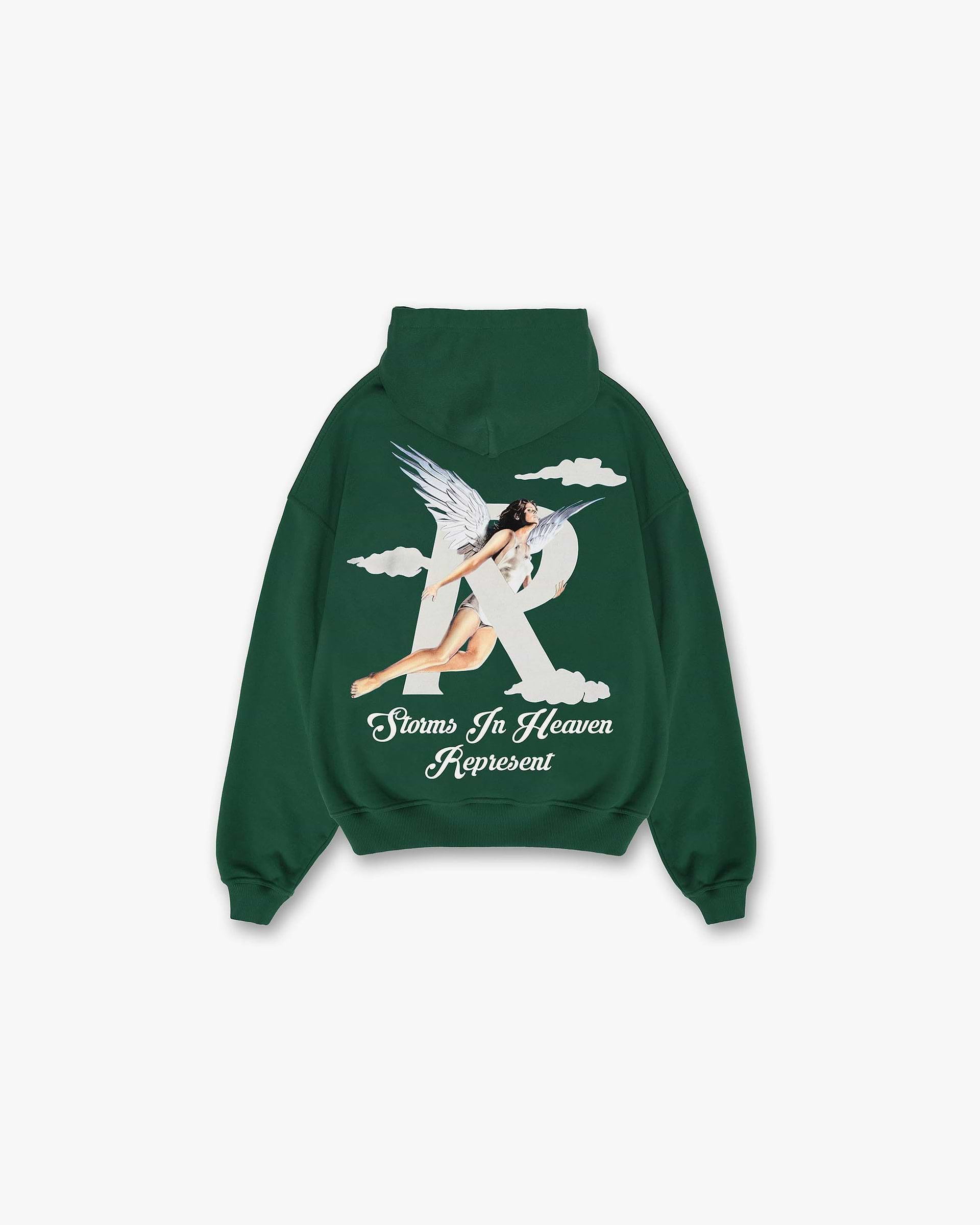 Storms In Heaven Hoodie - Racing Green