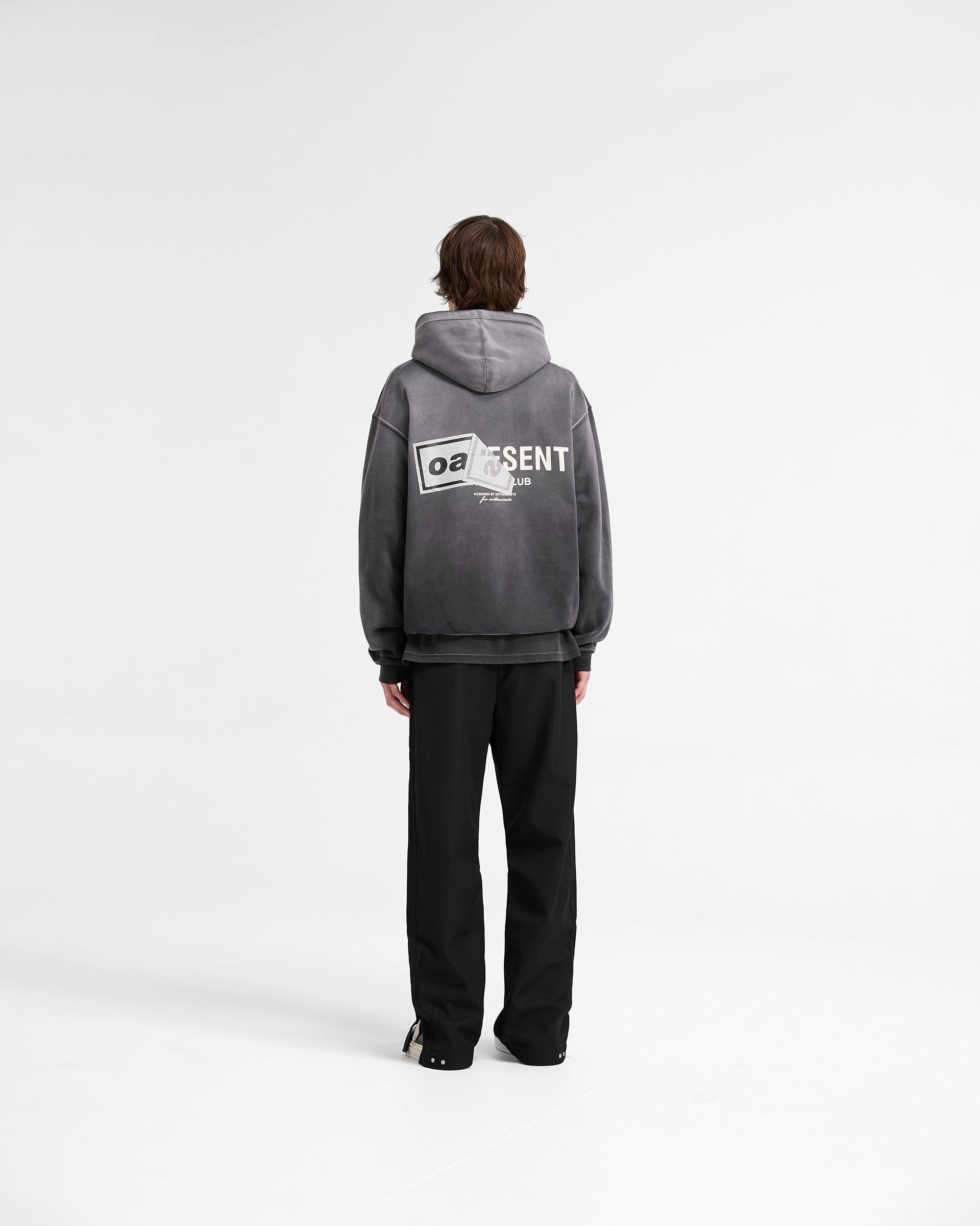 Represent X Oasis Owners Club Hoodie - Stained Black