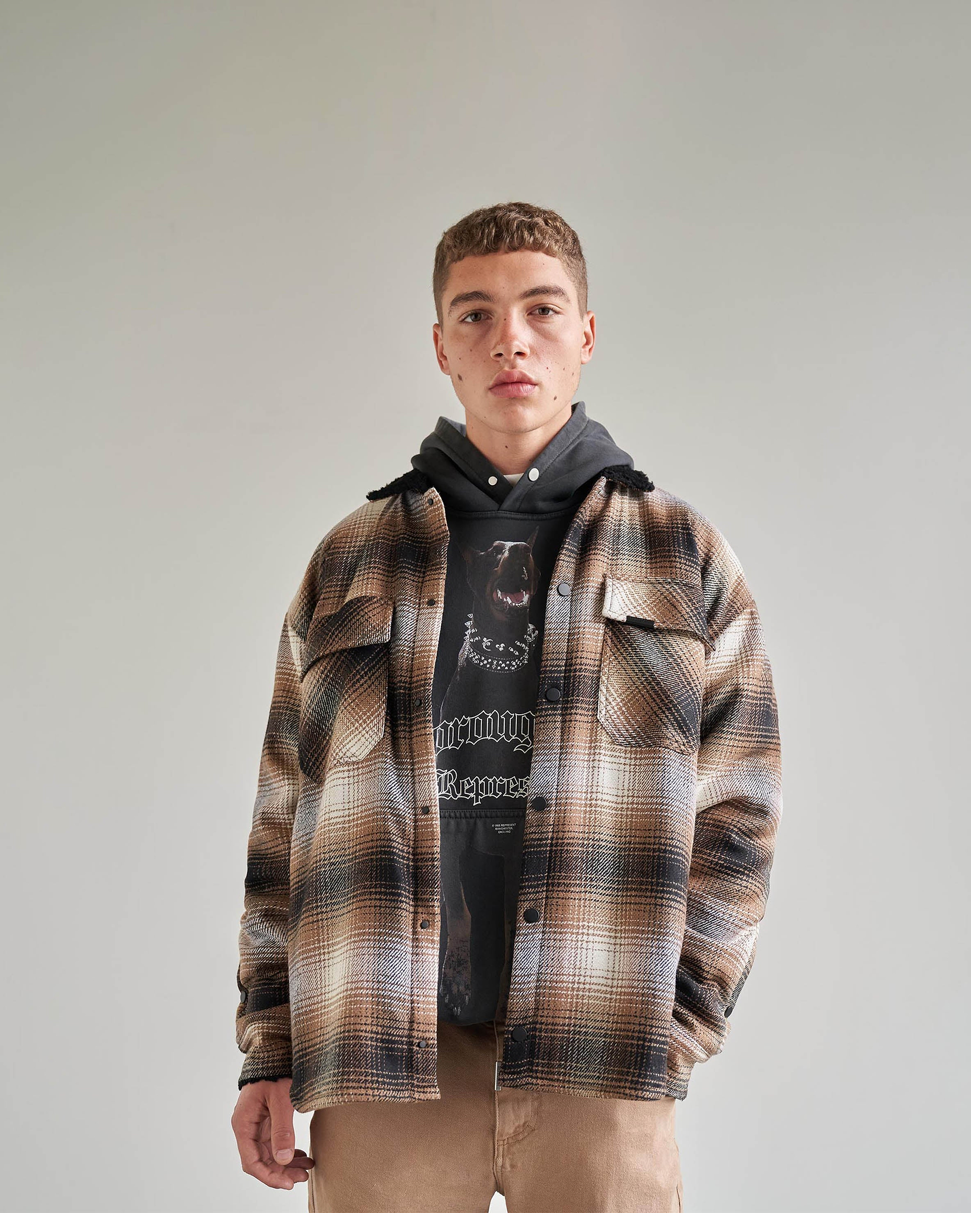 Sherpa Shirt - Brown