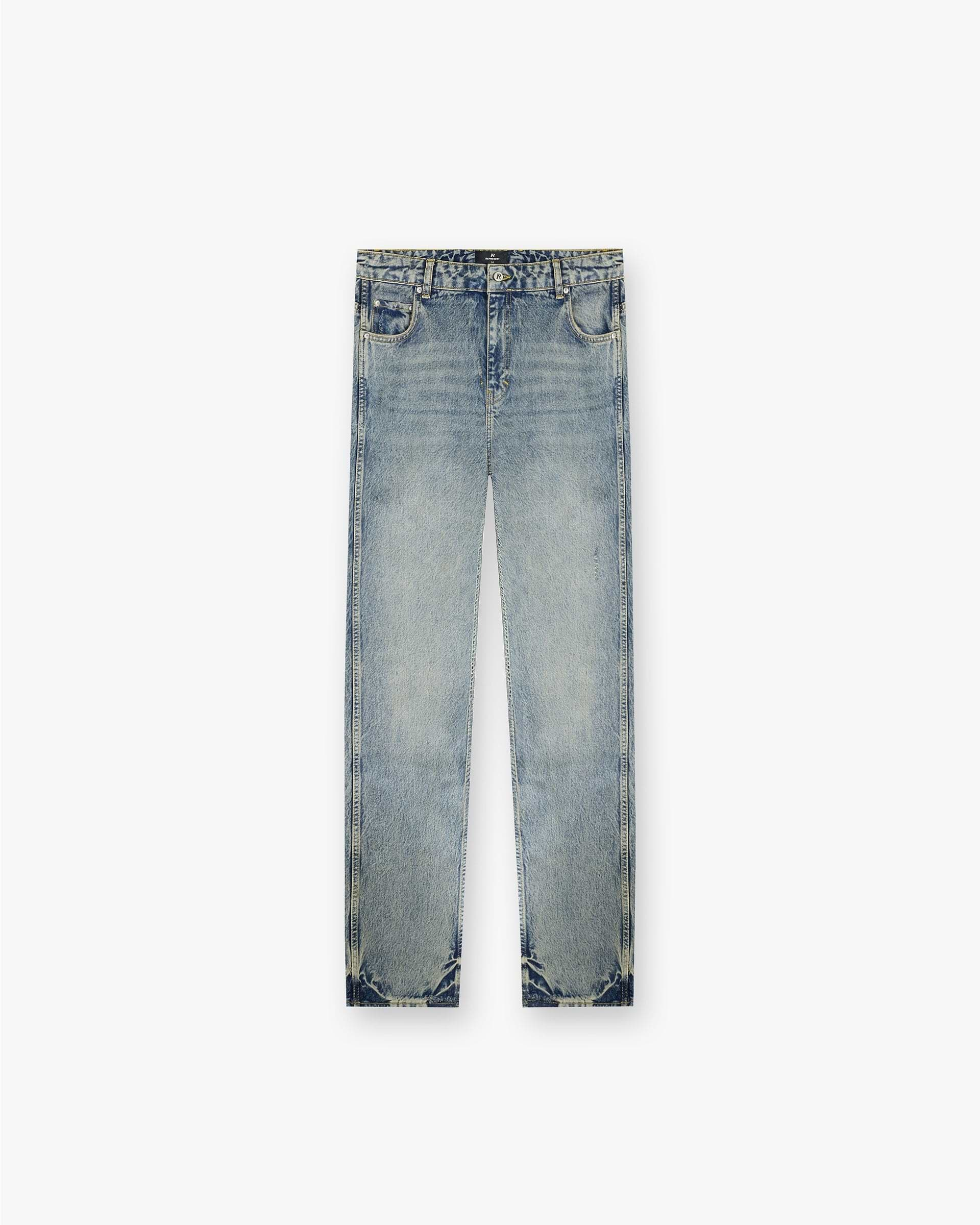 R2 Straight Leg Denim - Mid Blue