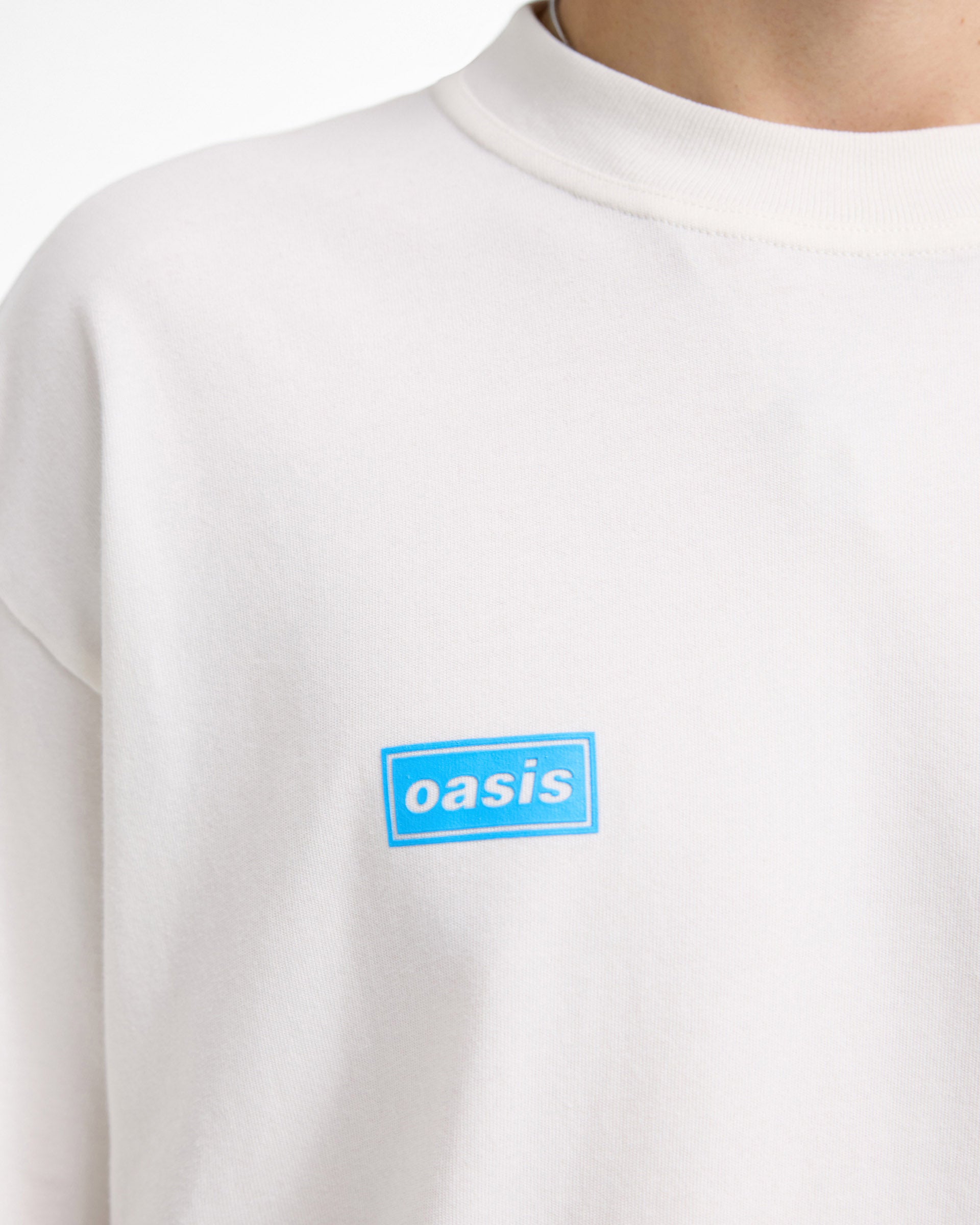 Represent X Oasis Owners Club T-Shirt - Flat White