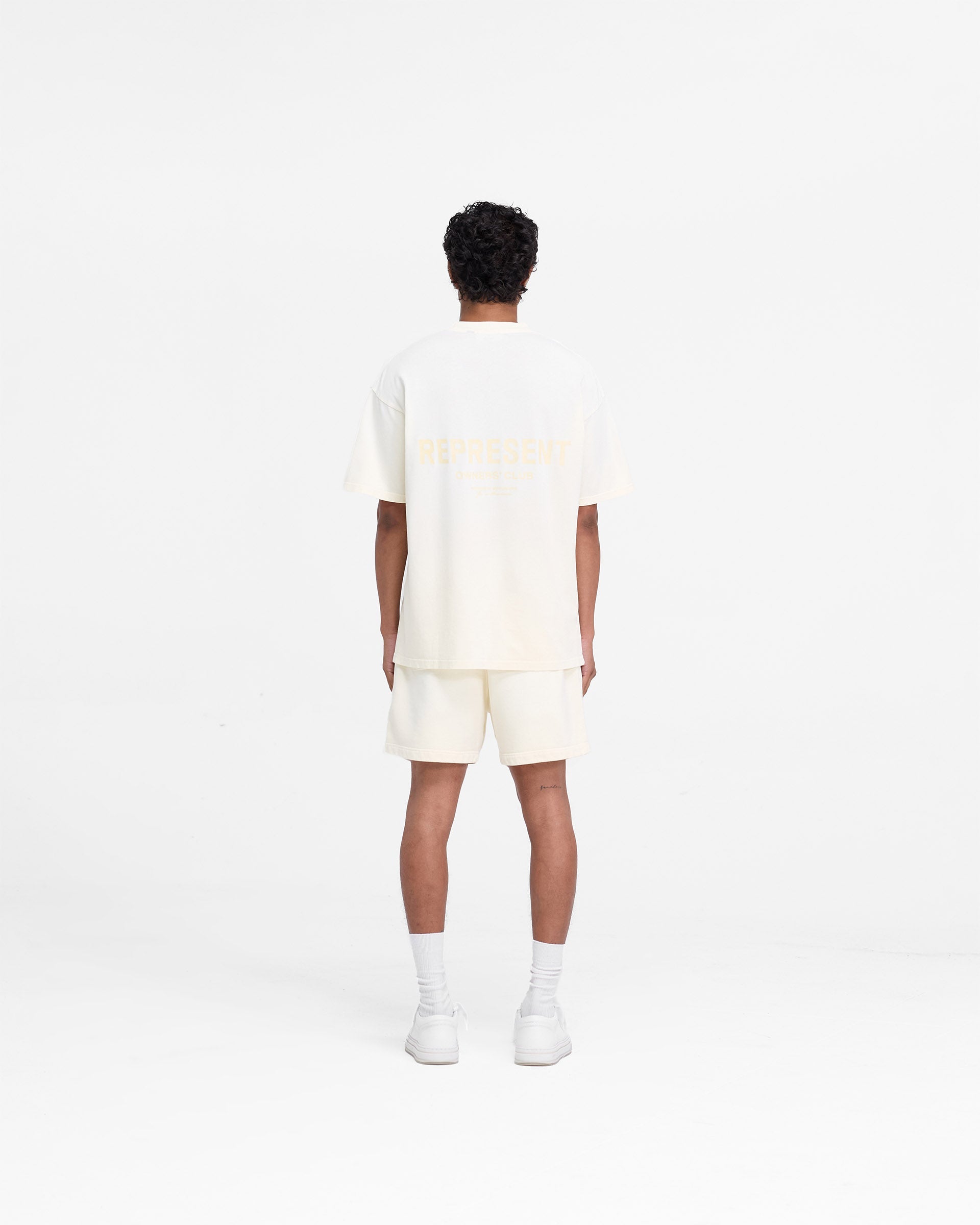 Represent Owners Club Shorts - Buttercream