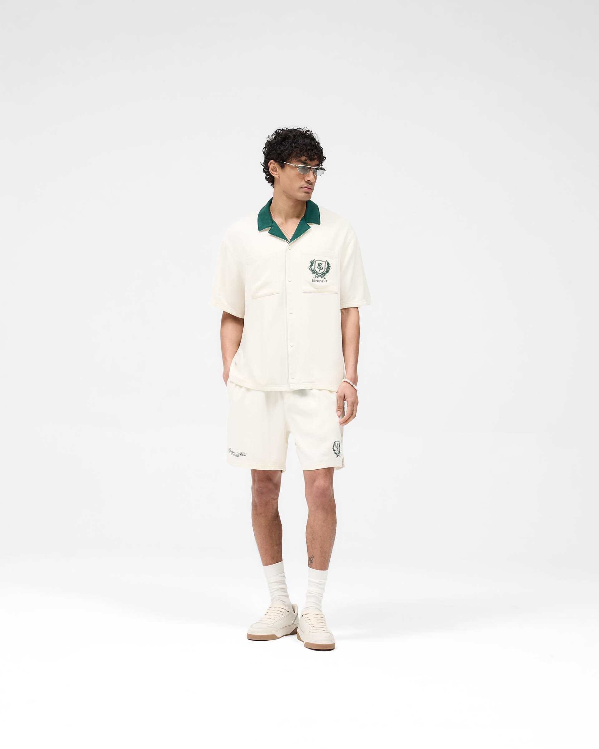 Represent Crest Short - Antique White