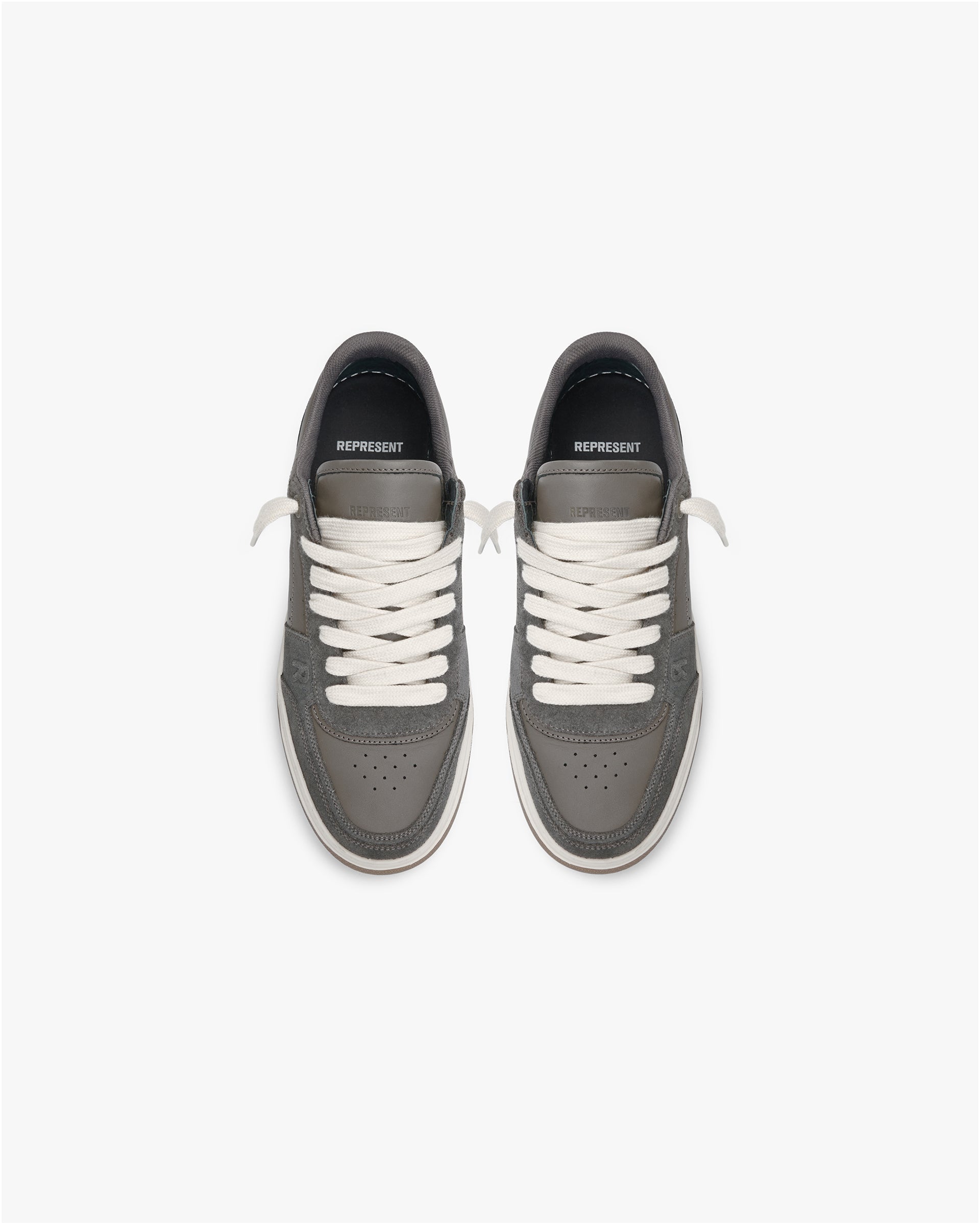 Initial Sneaker - Suede - Dark Taupe