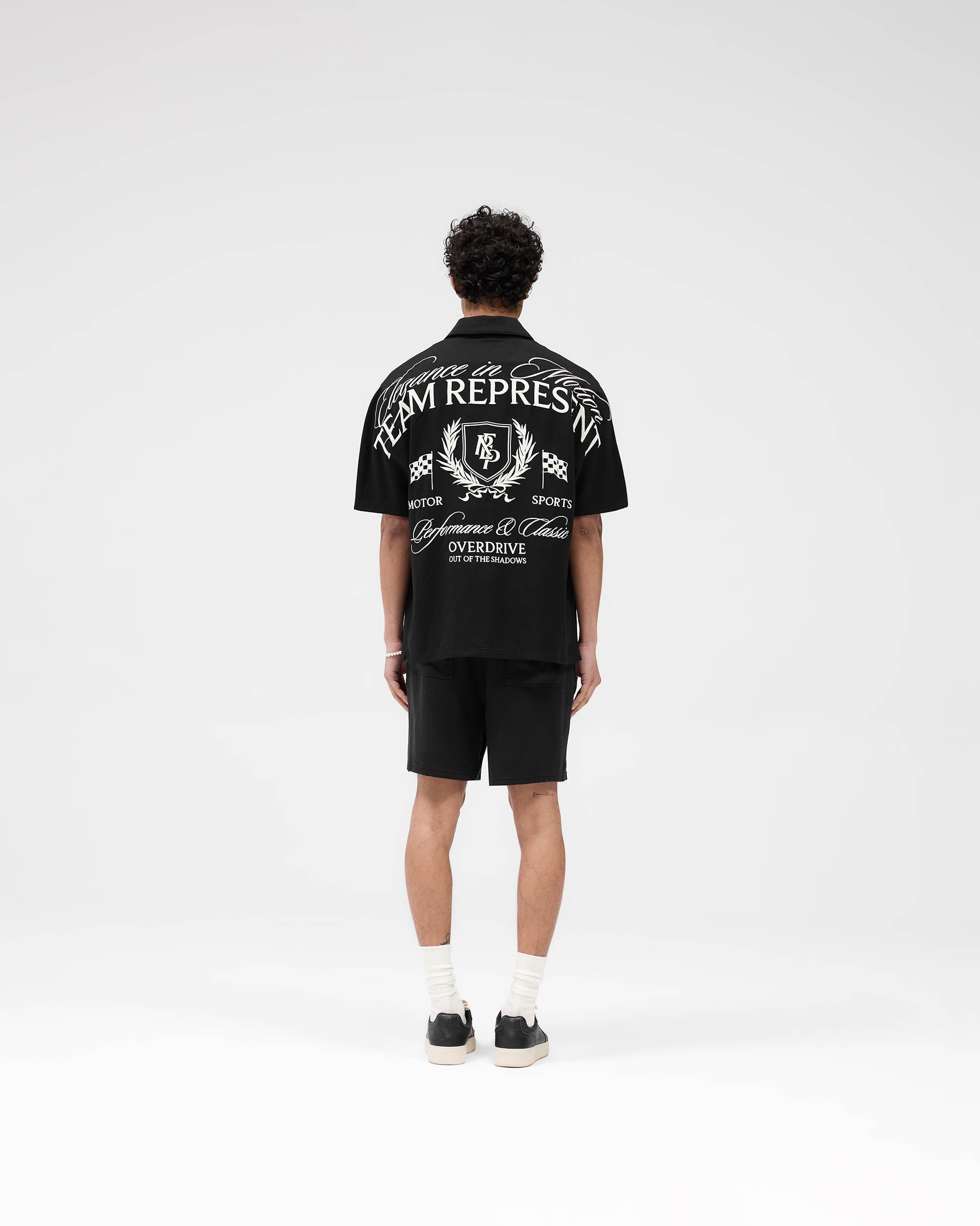 Represent Crest Shirt - Jet Black