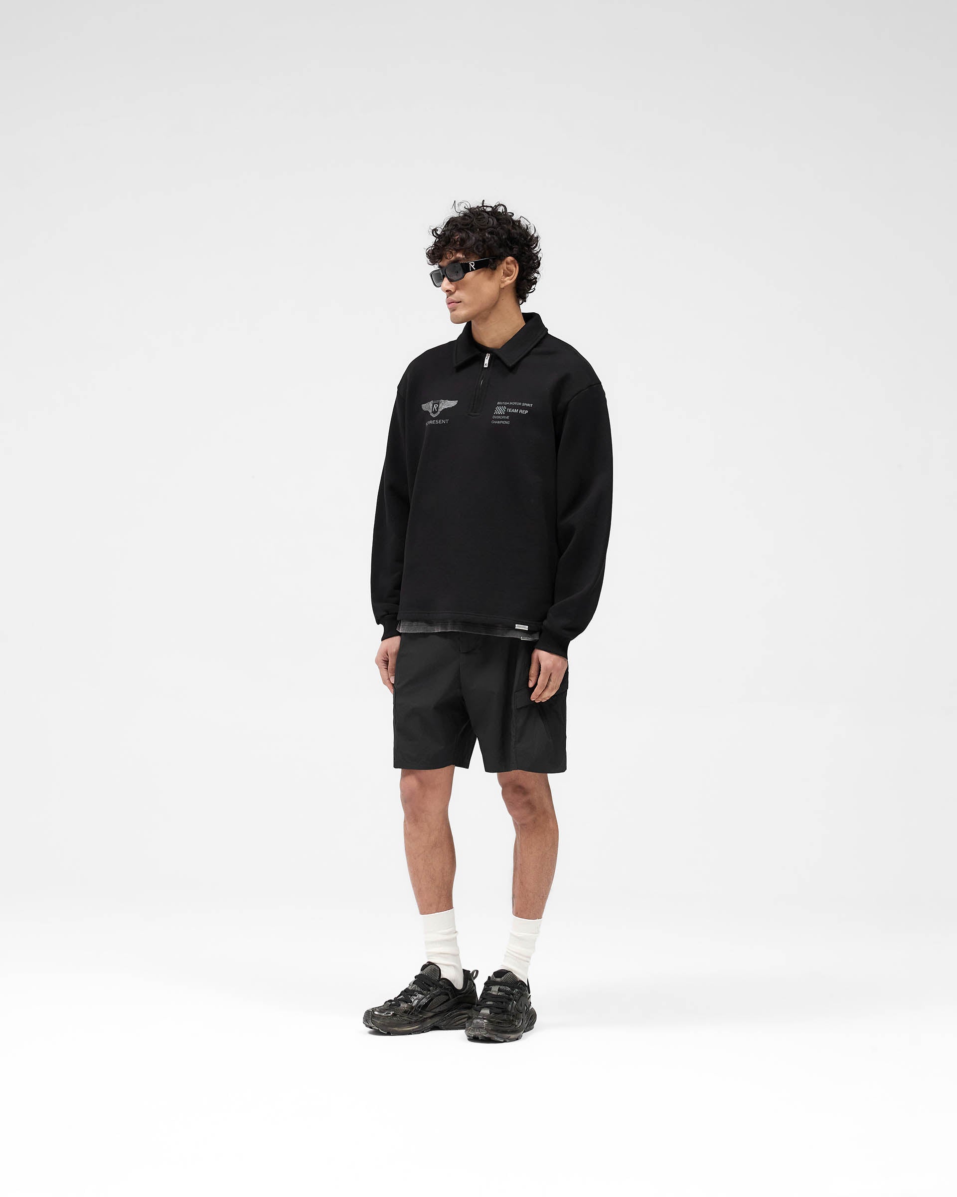 Team Rep Quarter Zip - Jet Black