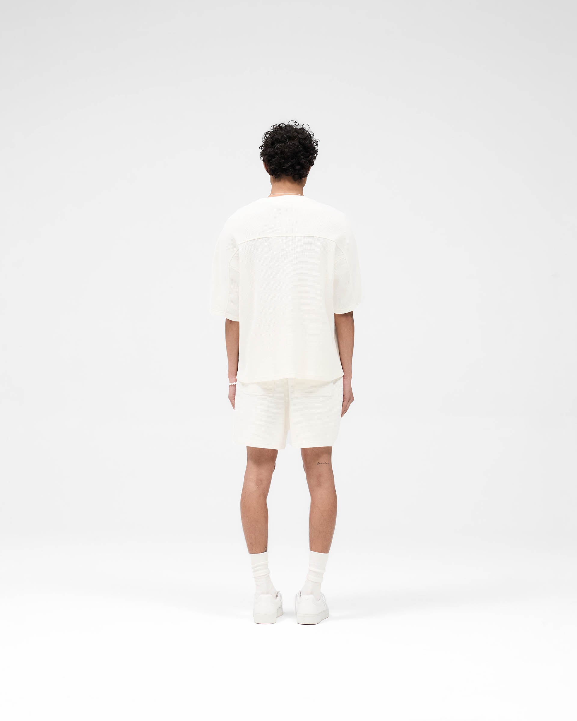 Waffle Shorts - White