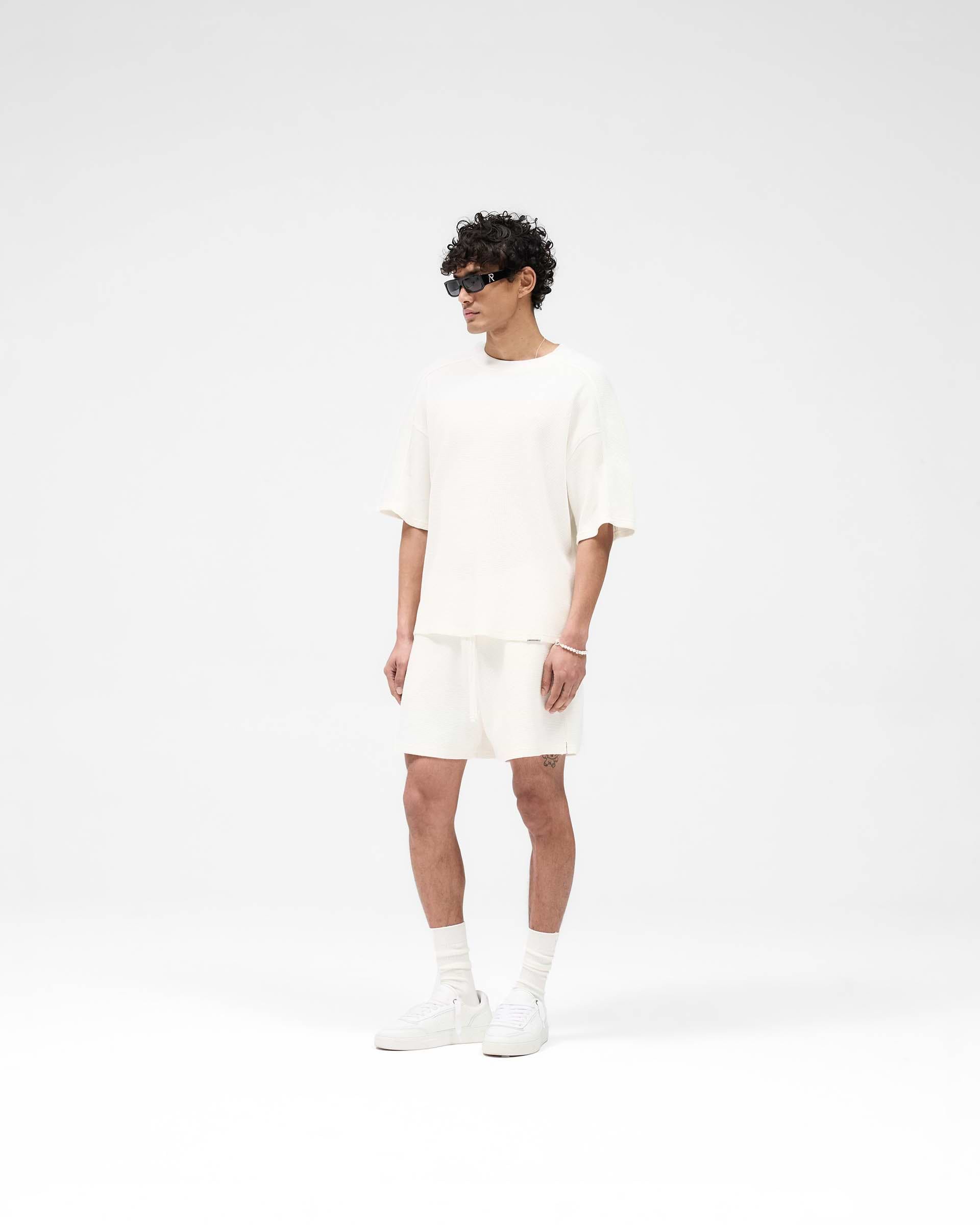 Waffle Shorts - White