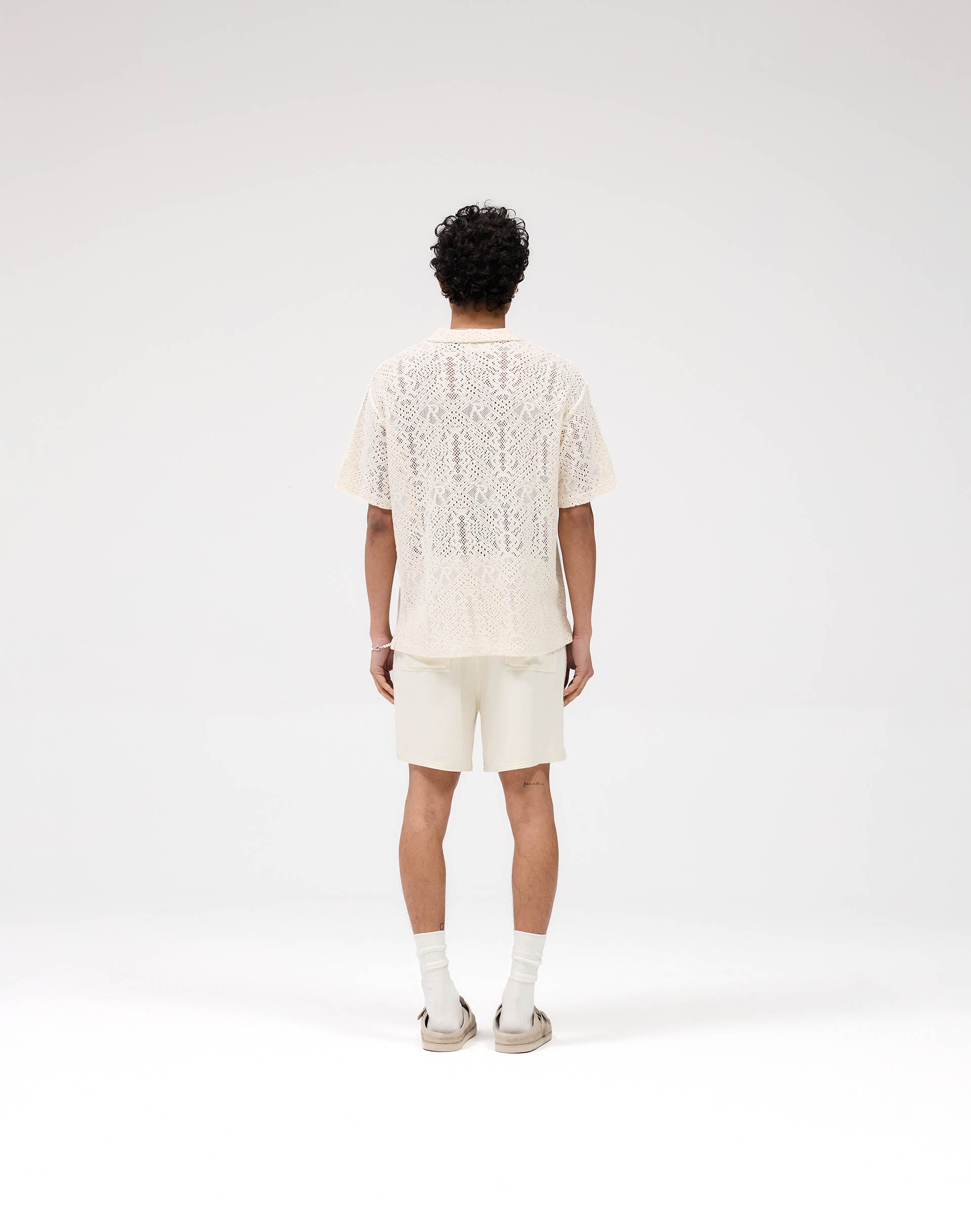All Over Crochet Shirt - Off White