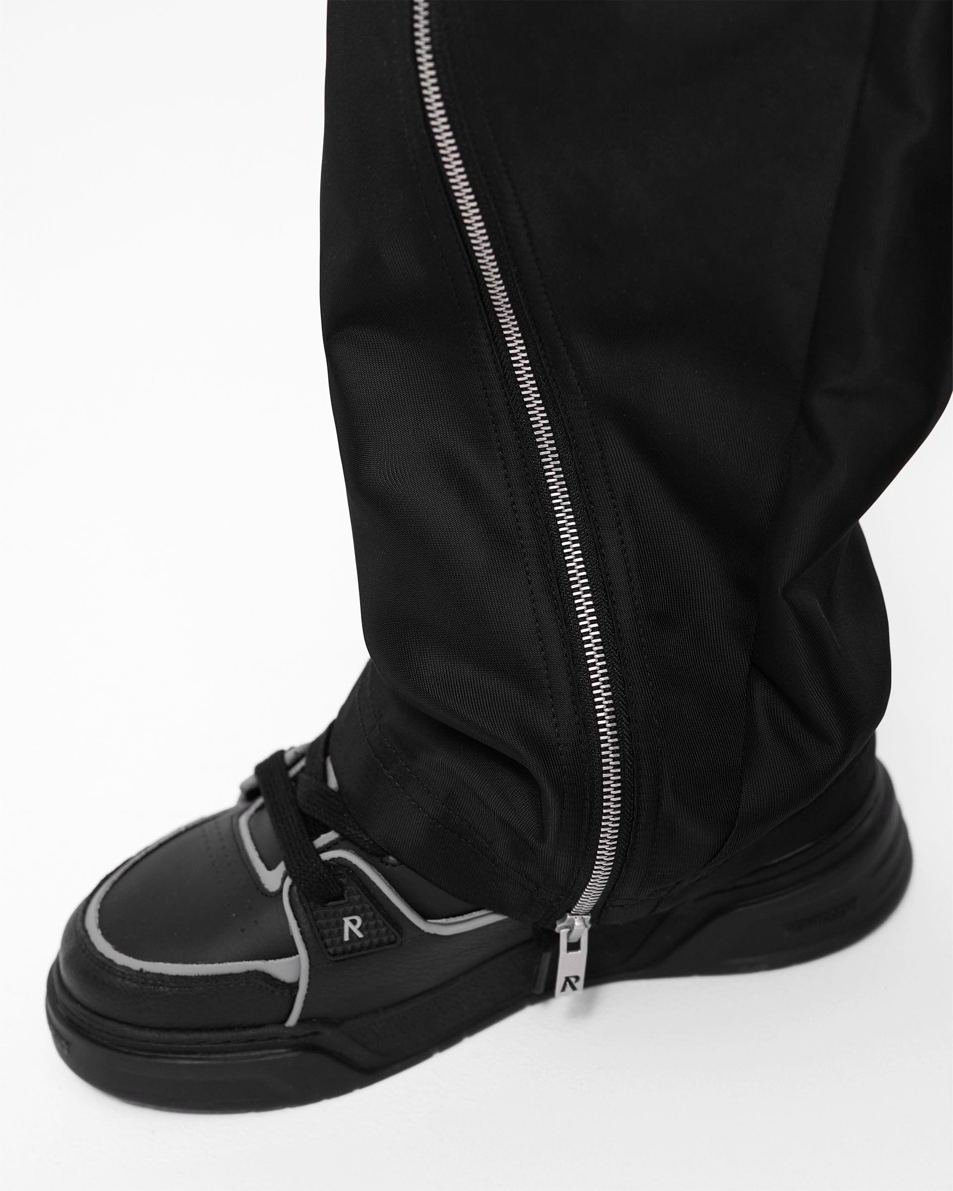 Jet Black Zip Panel Pant Nylon | Mens Pants | REPRESENT
