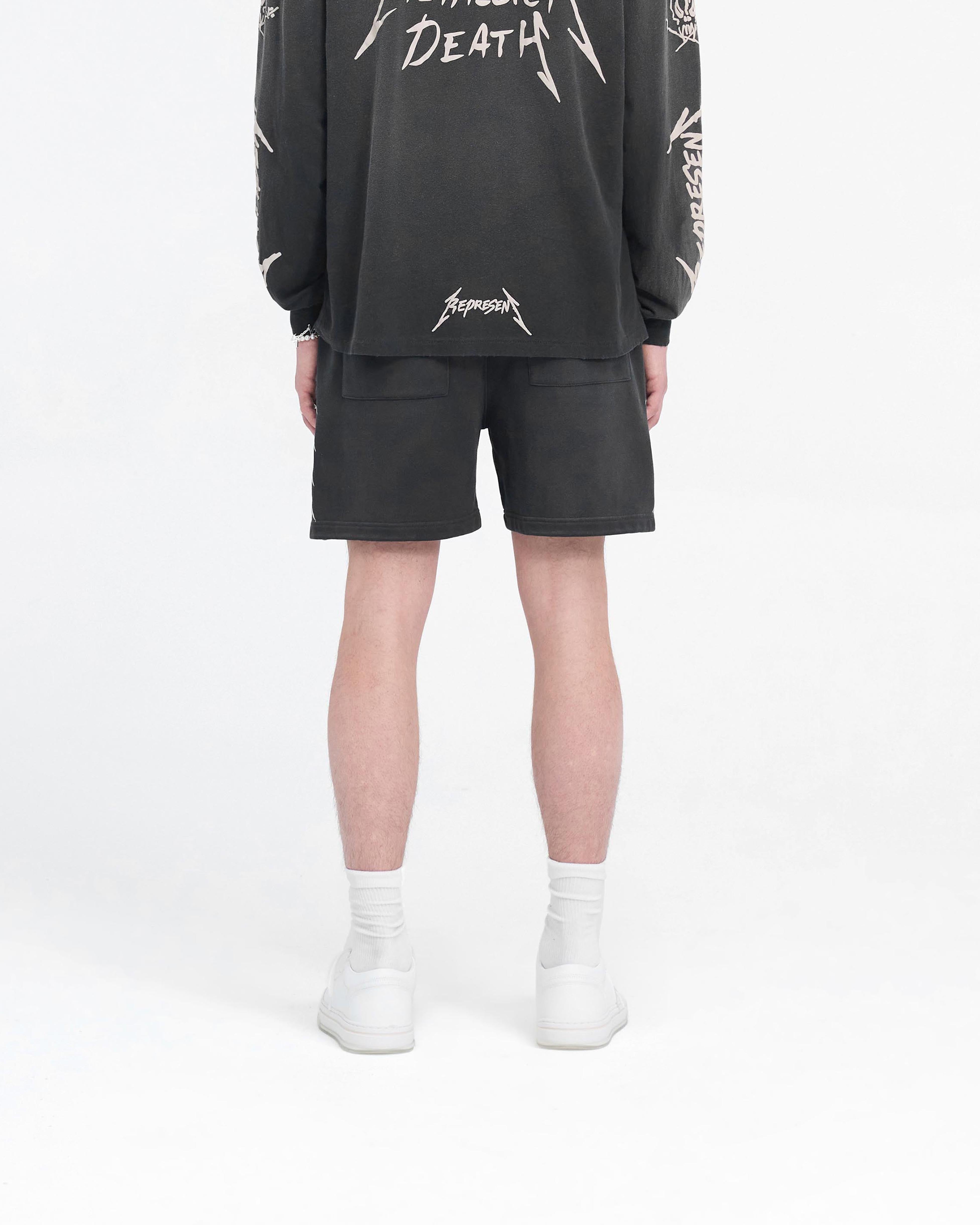 Represent X Metallica‚Ñ¢Ô∏è Local Crew Short - Stained Black