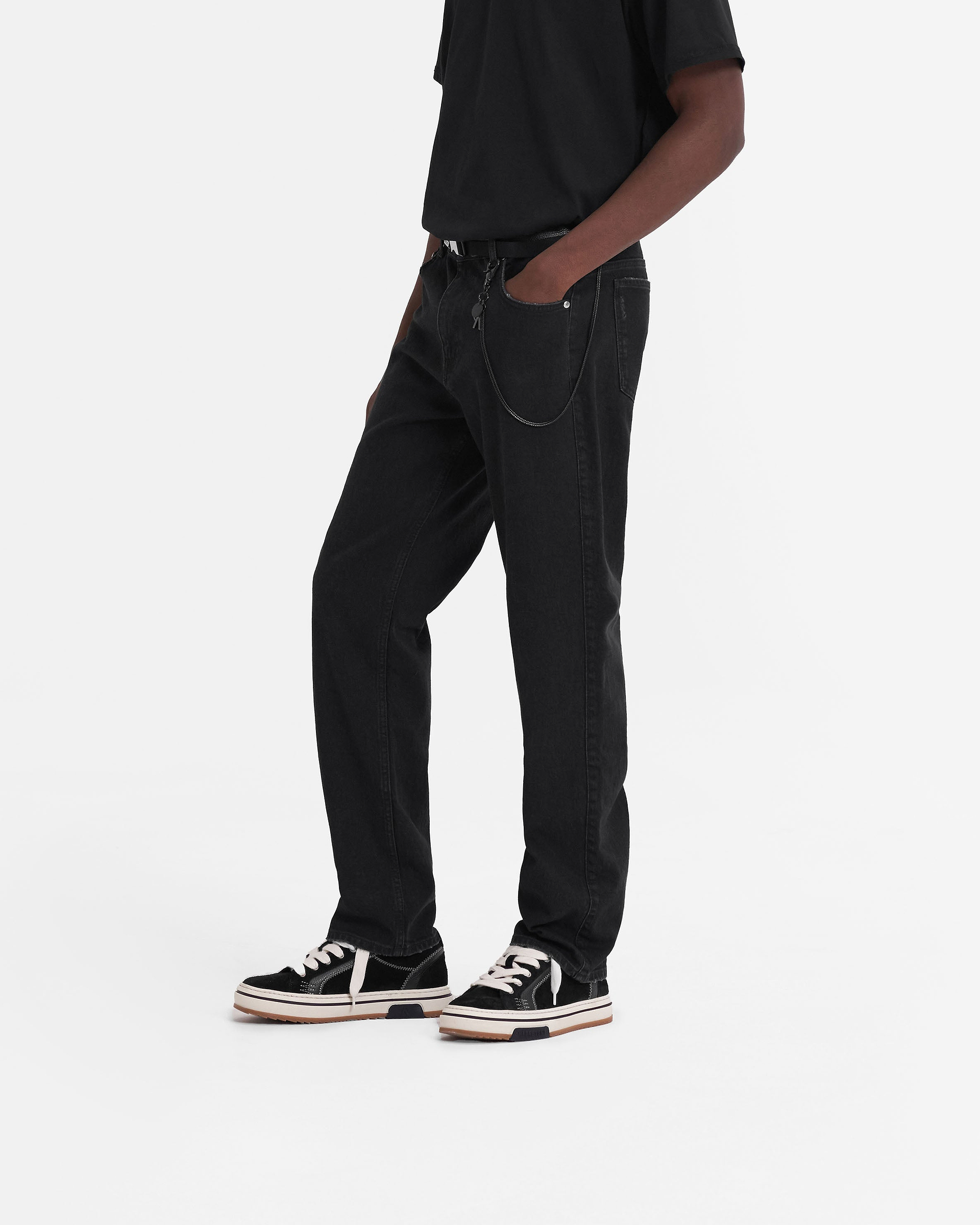 R2 Straight Leg Denim - Black