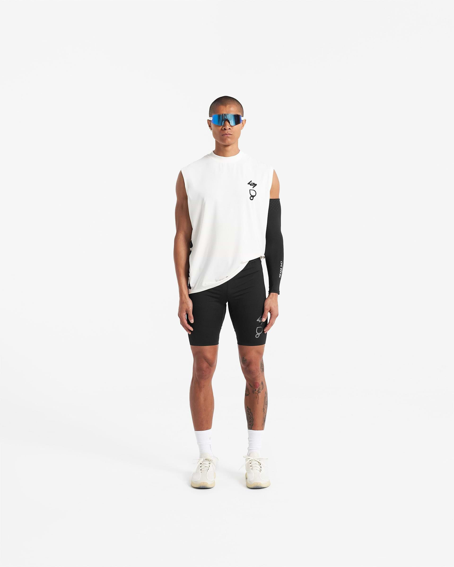 247 X Puresport Oversized Tank - Flat White