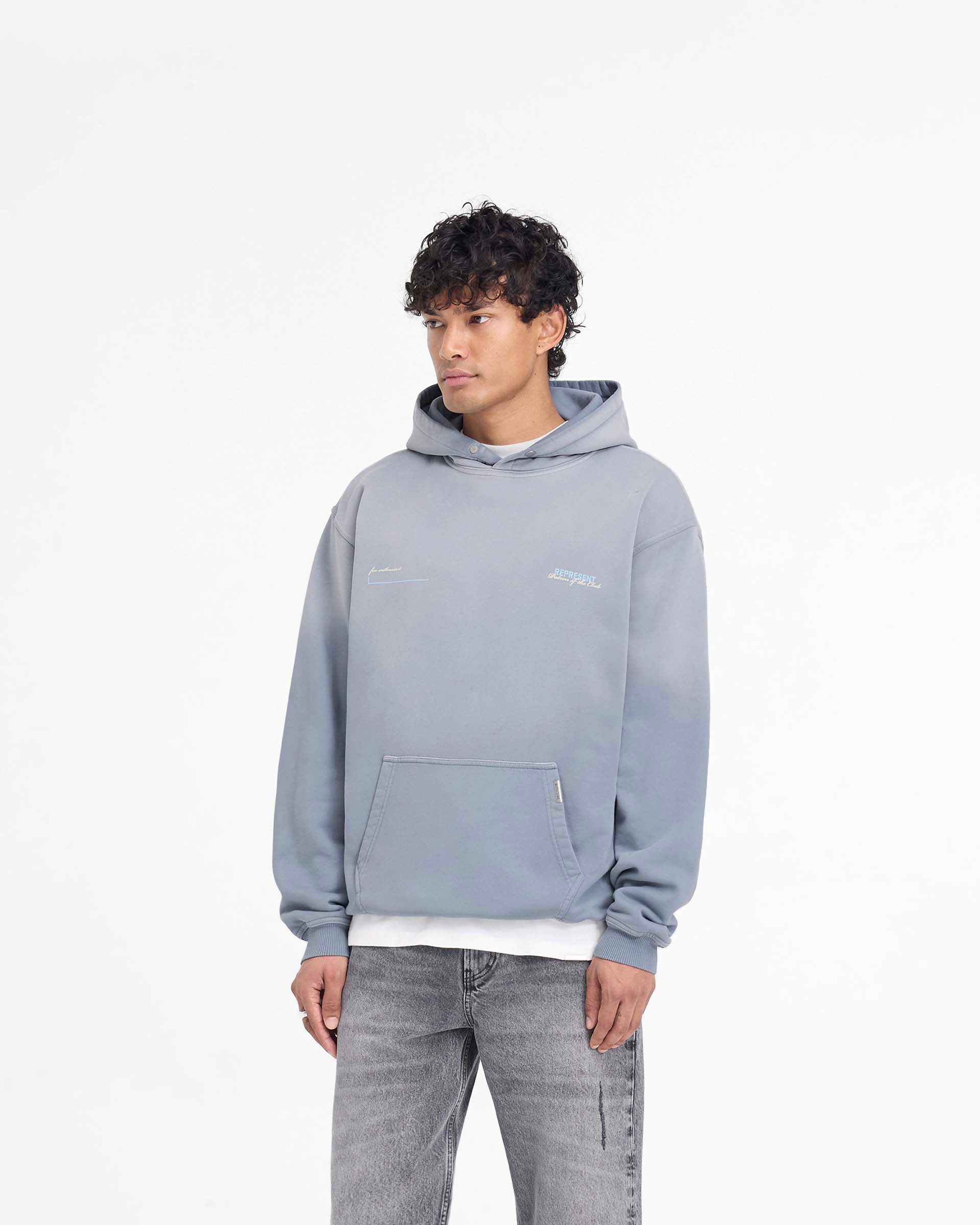 Patron Of The Club Hoodie - Washed Grey