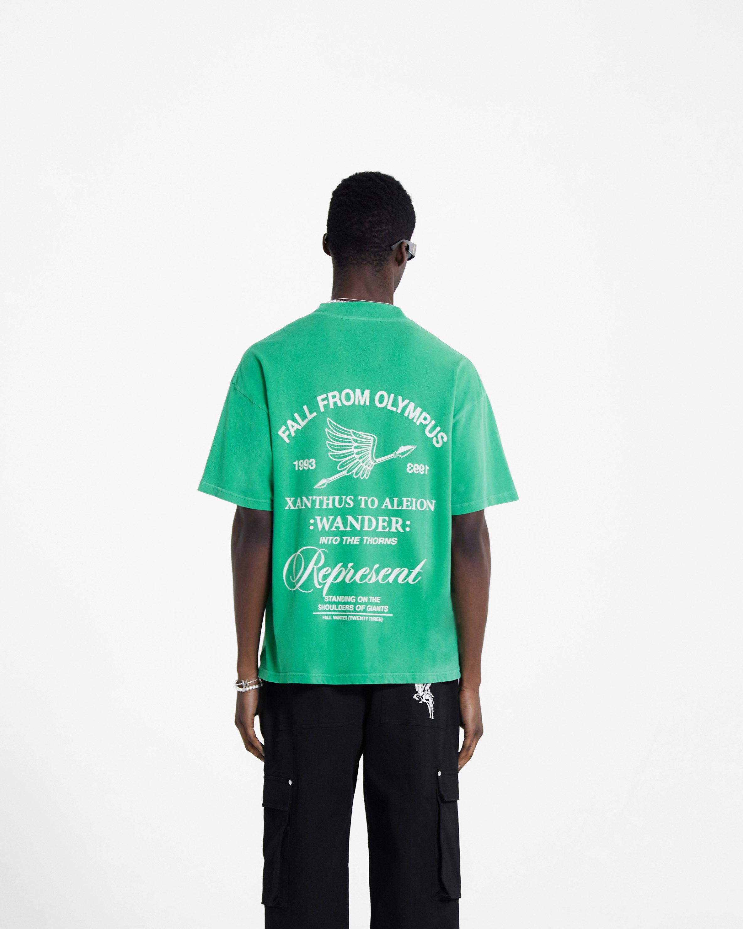 Fall From Olympus T-Shirt - Island Green