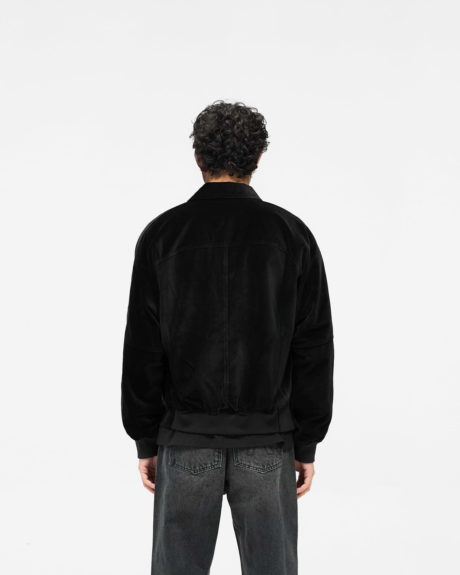 Bordeaux Brushed Jacket - Black