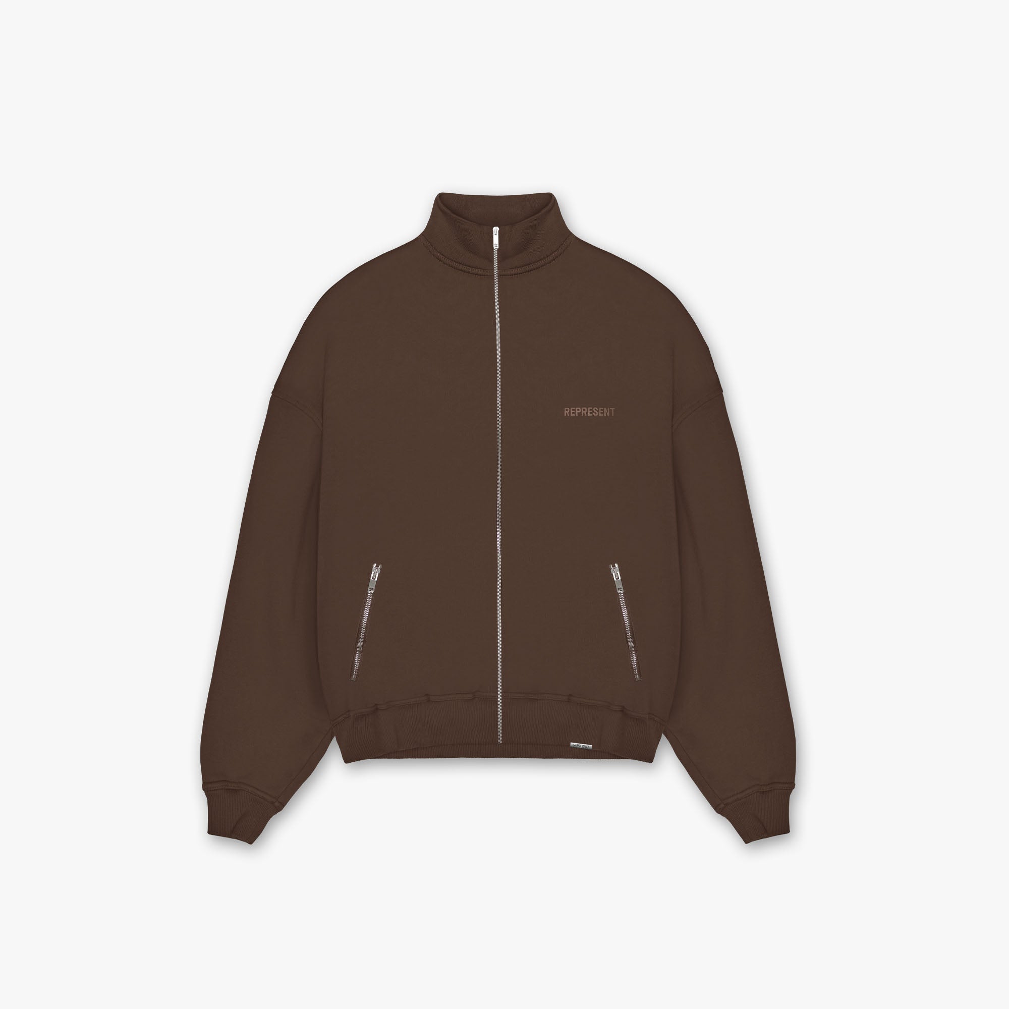 Blank Track Jacket - Vintage Brown