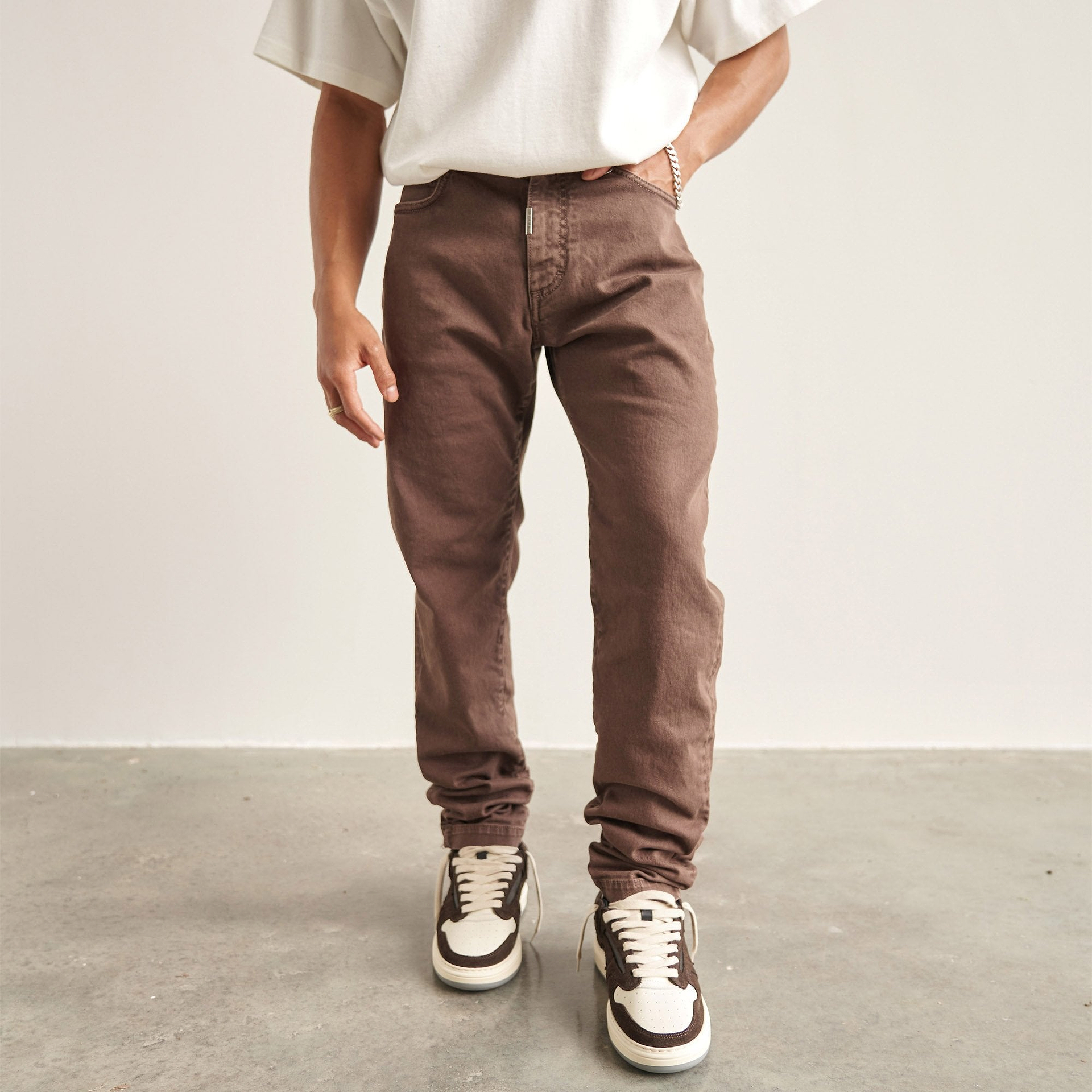 Baggy Denim - Brown