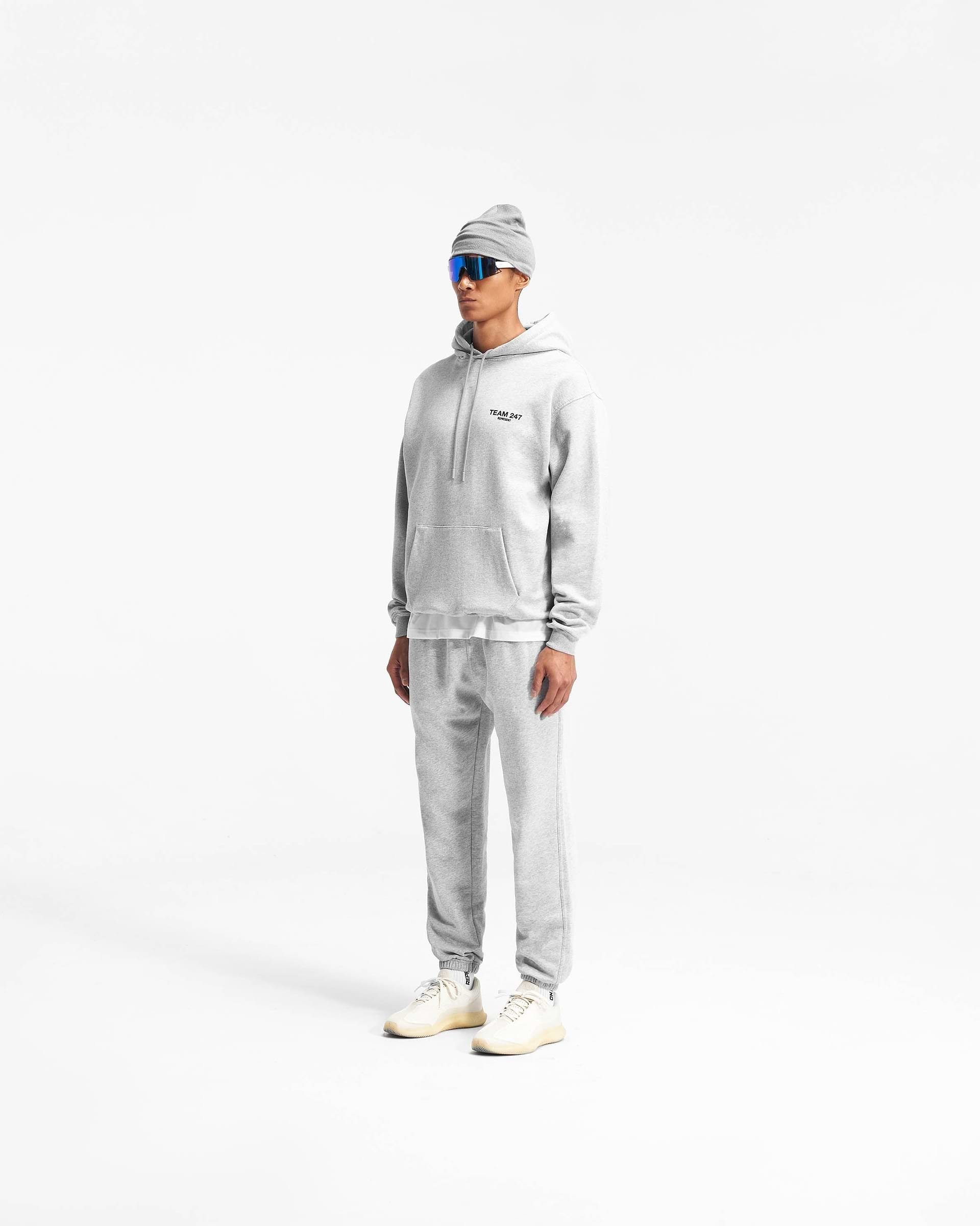 Team 247 Oversized Hoodie - Ash Grey