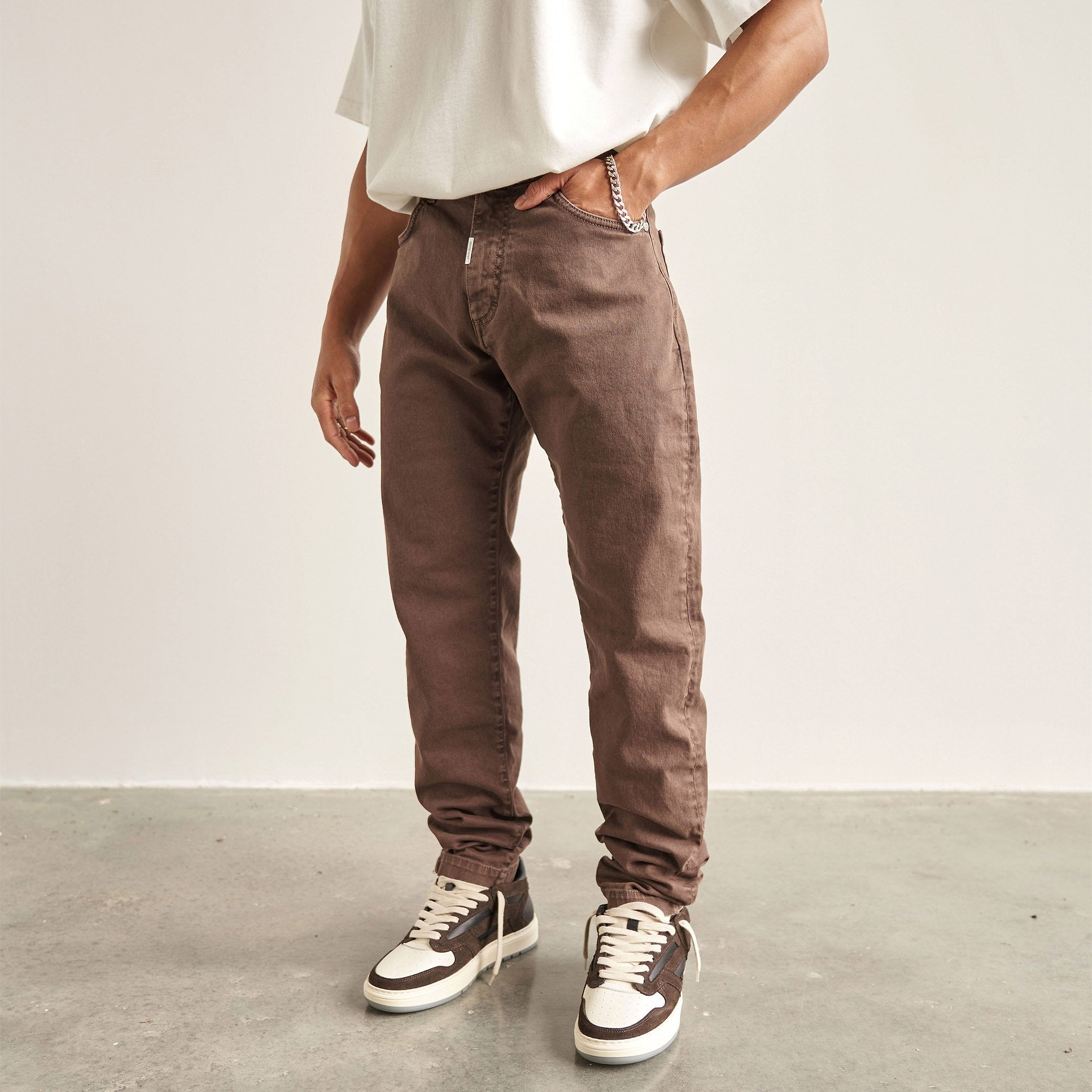 Baggy Denim - Brown