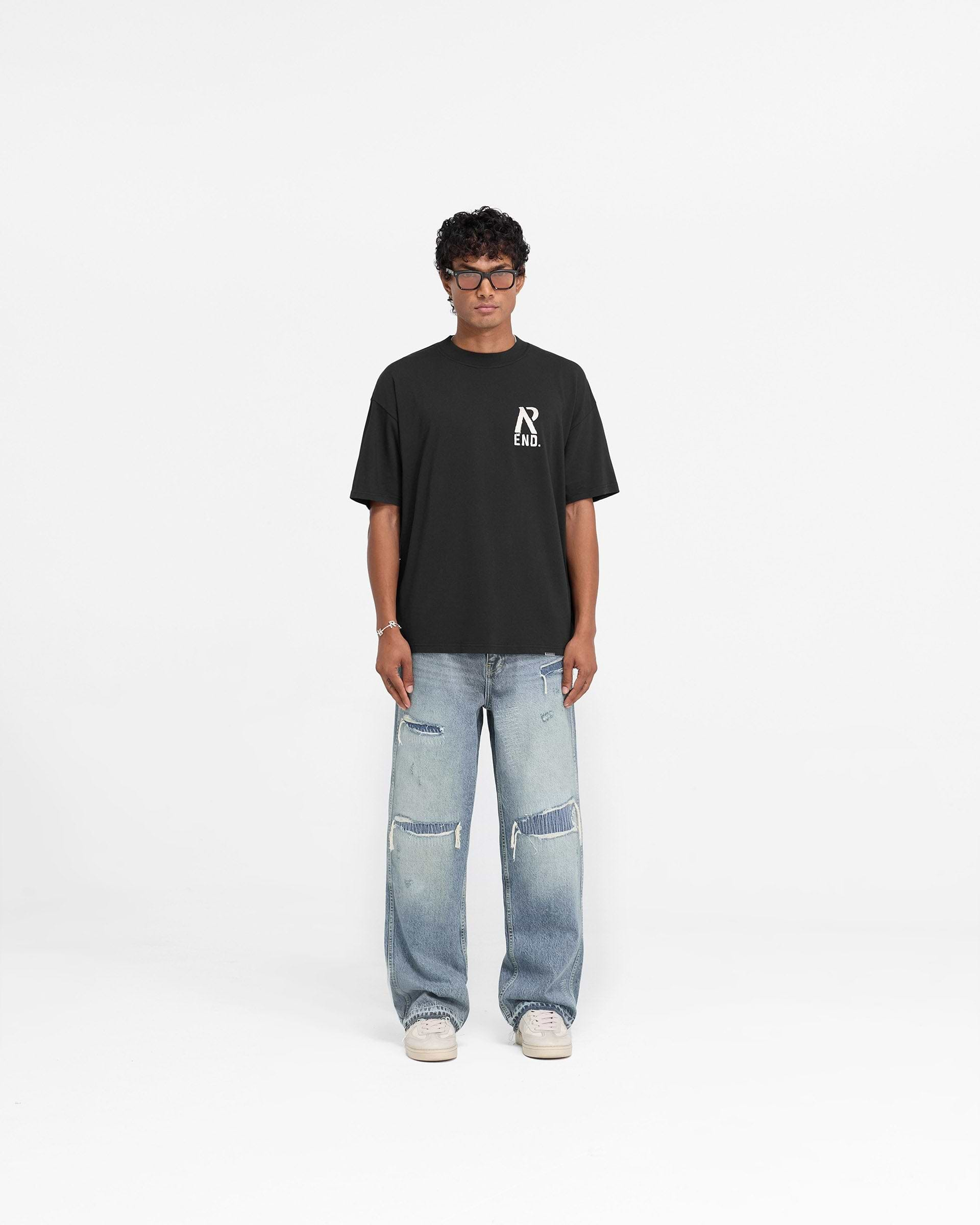 Represent X End Workshop T-Shirt - Off Black