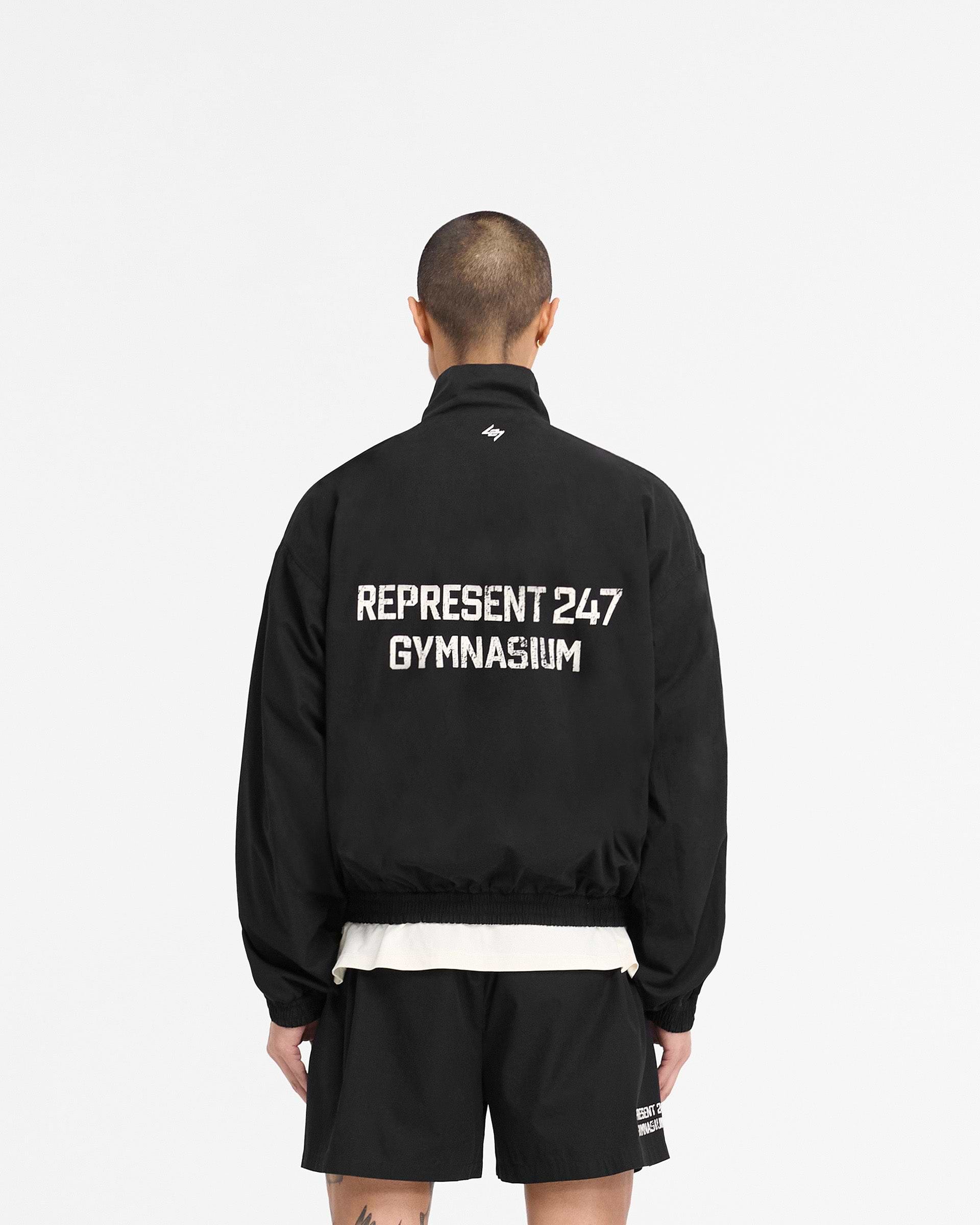 247 Represent Gymnasium Track Jacket - Off Black