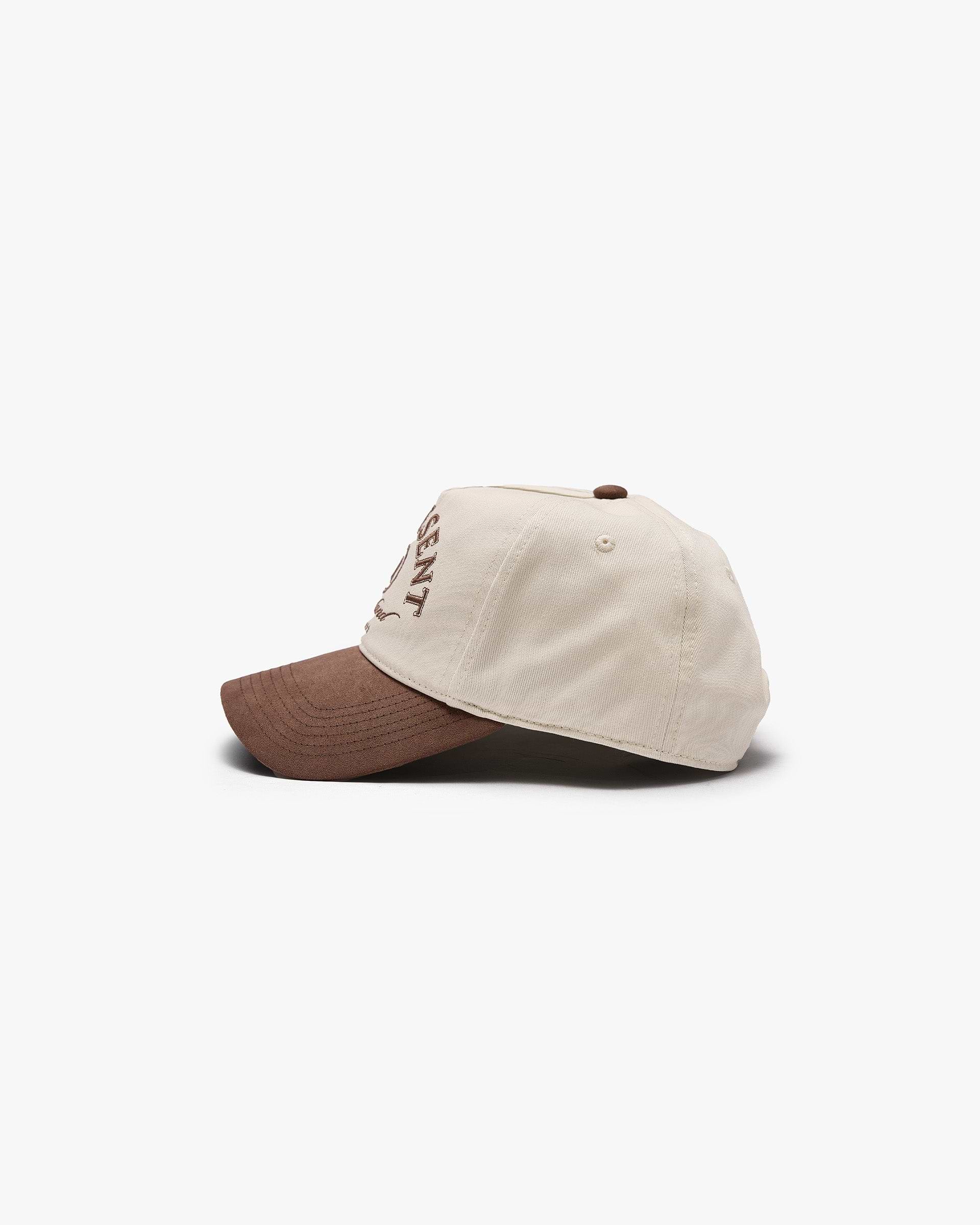 Initial Crest Cap - Antique White