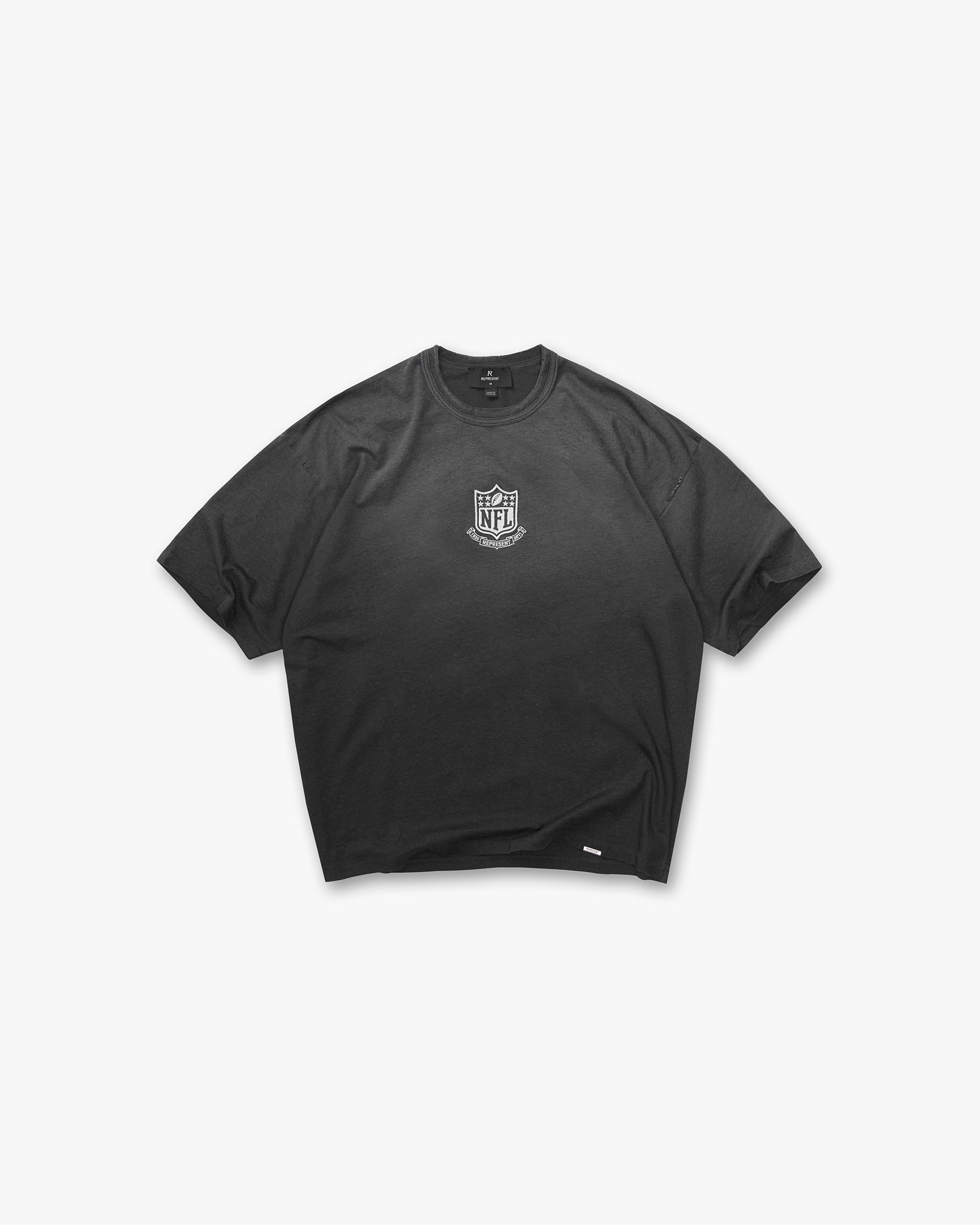 NFL Shield x Represent T-Shirt - Stained Black
