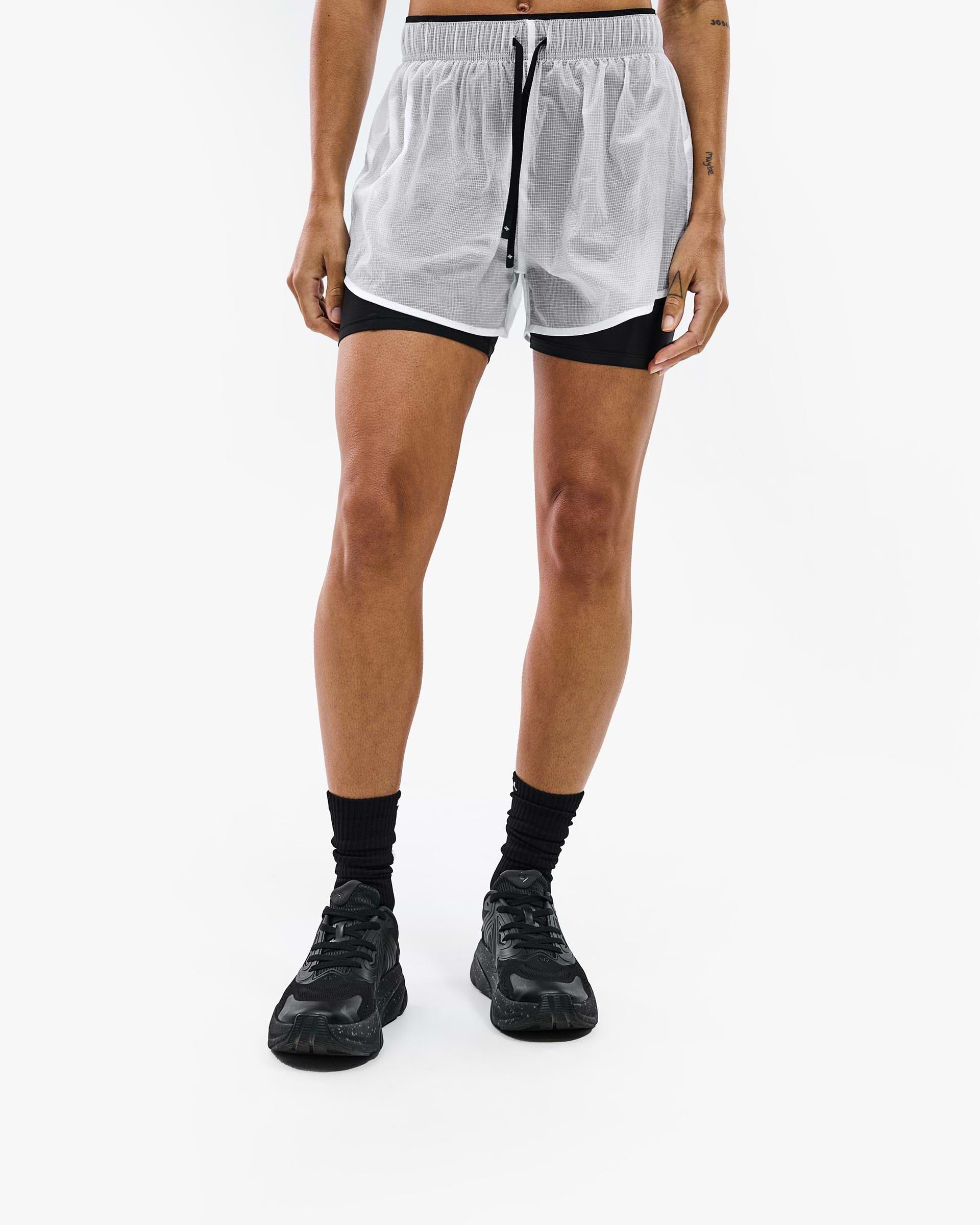 247 Distance 2-In-1 Short - White