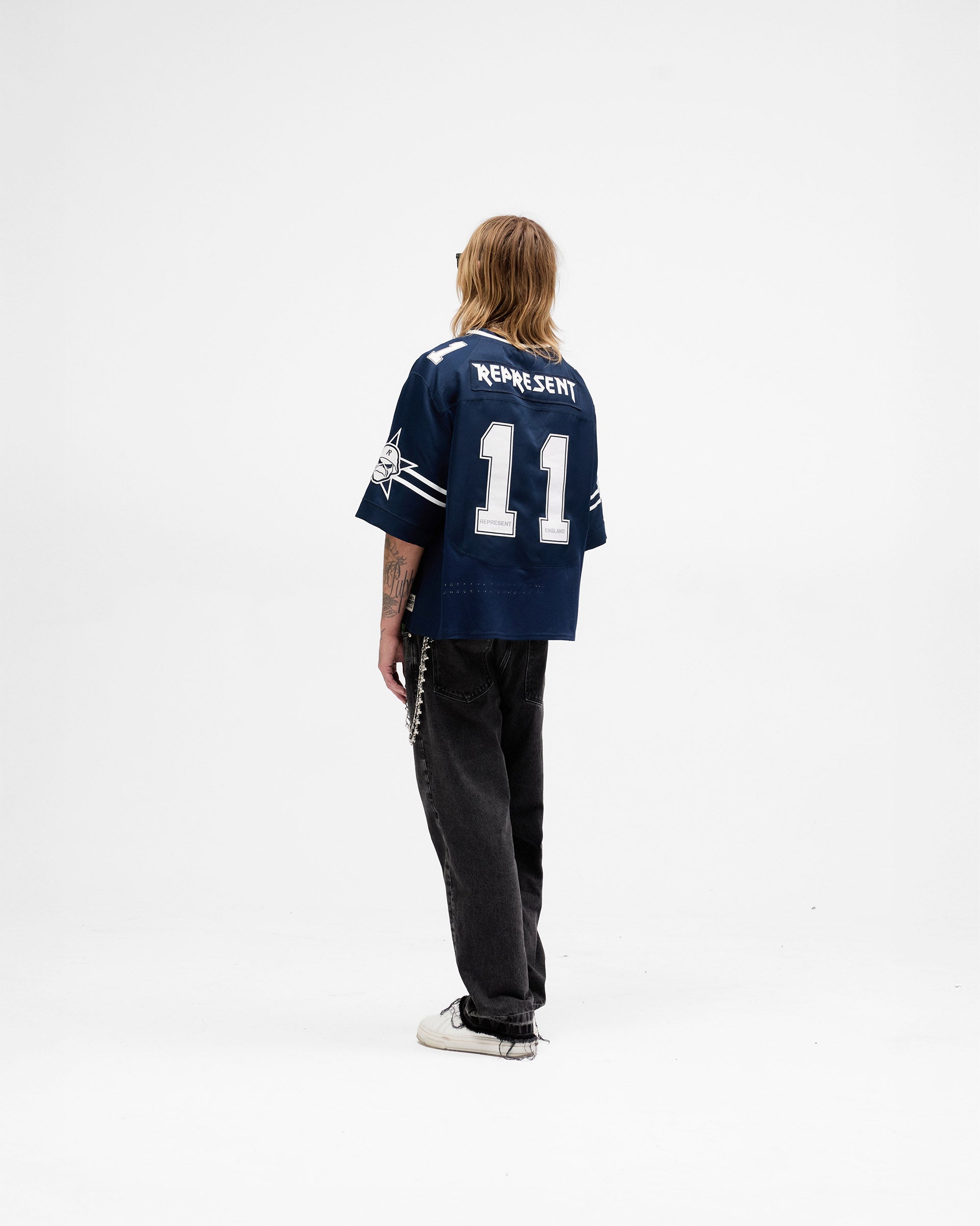 Represent X Iron Maiden Anniversary Jersey - Mid Blue
