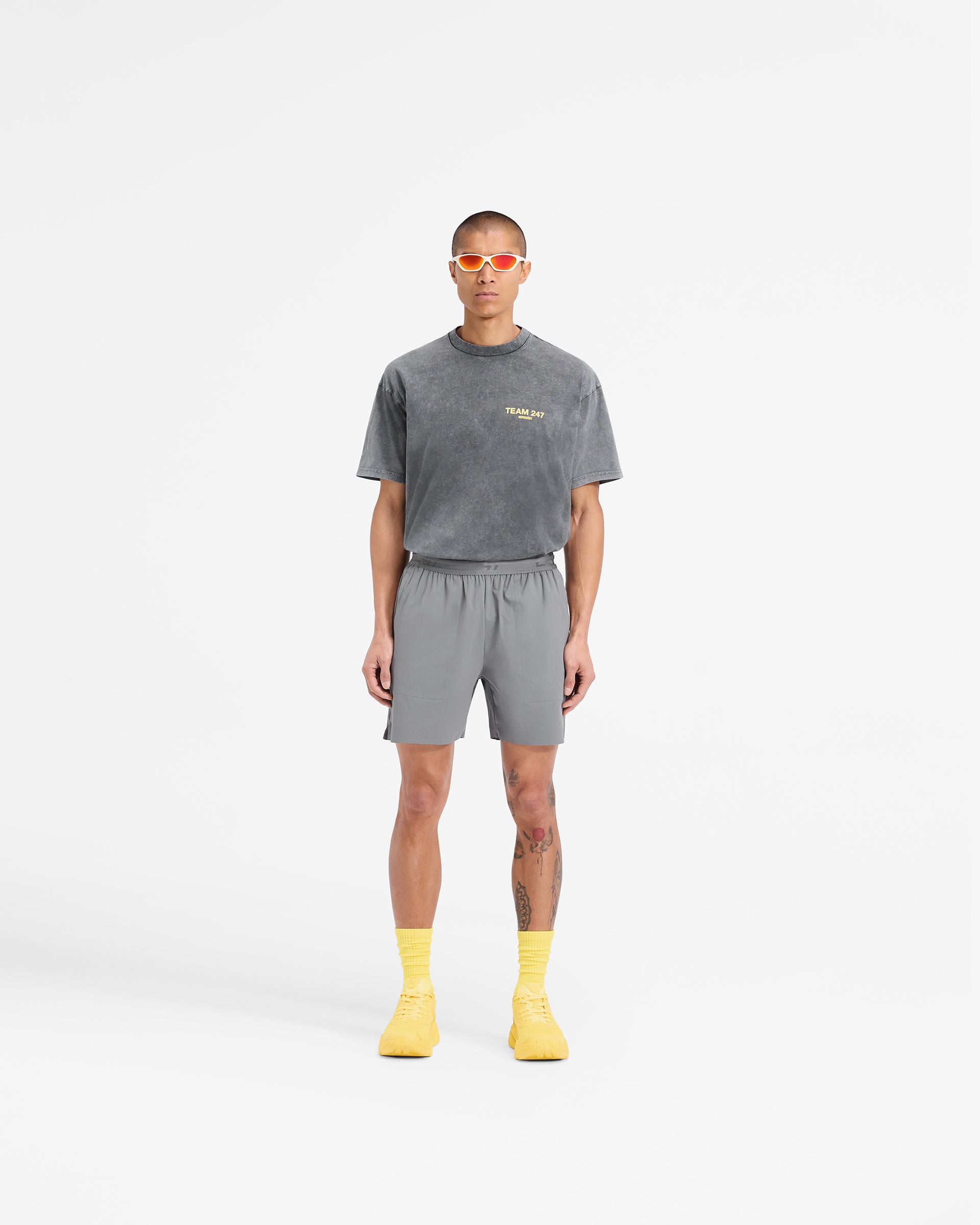 Team 247 Fused Shorts - Pewter Lemon